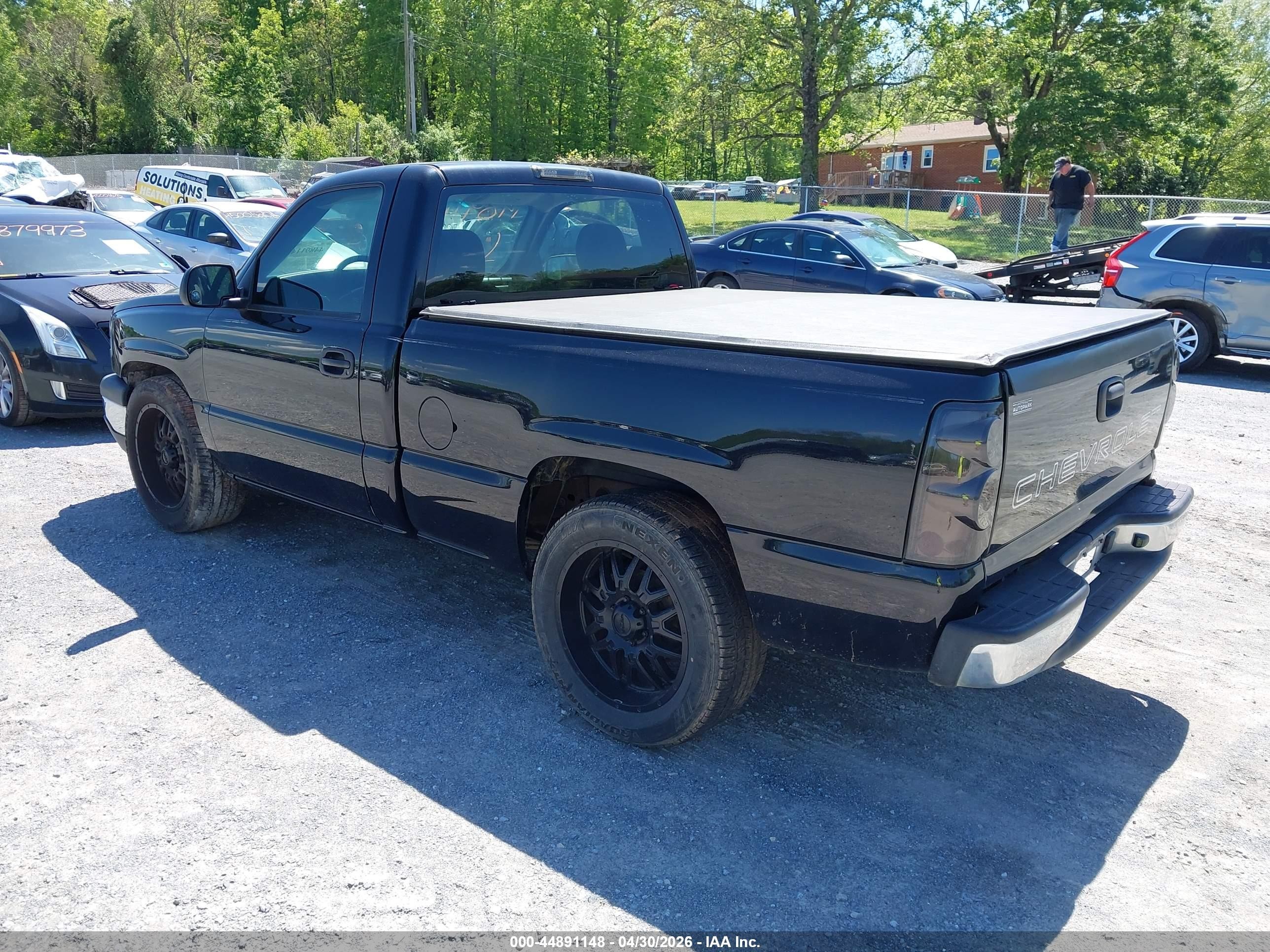 2006 Chevrolet Silverado 1500 Work Truck Black vin: 3GCEC14X26G172495