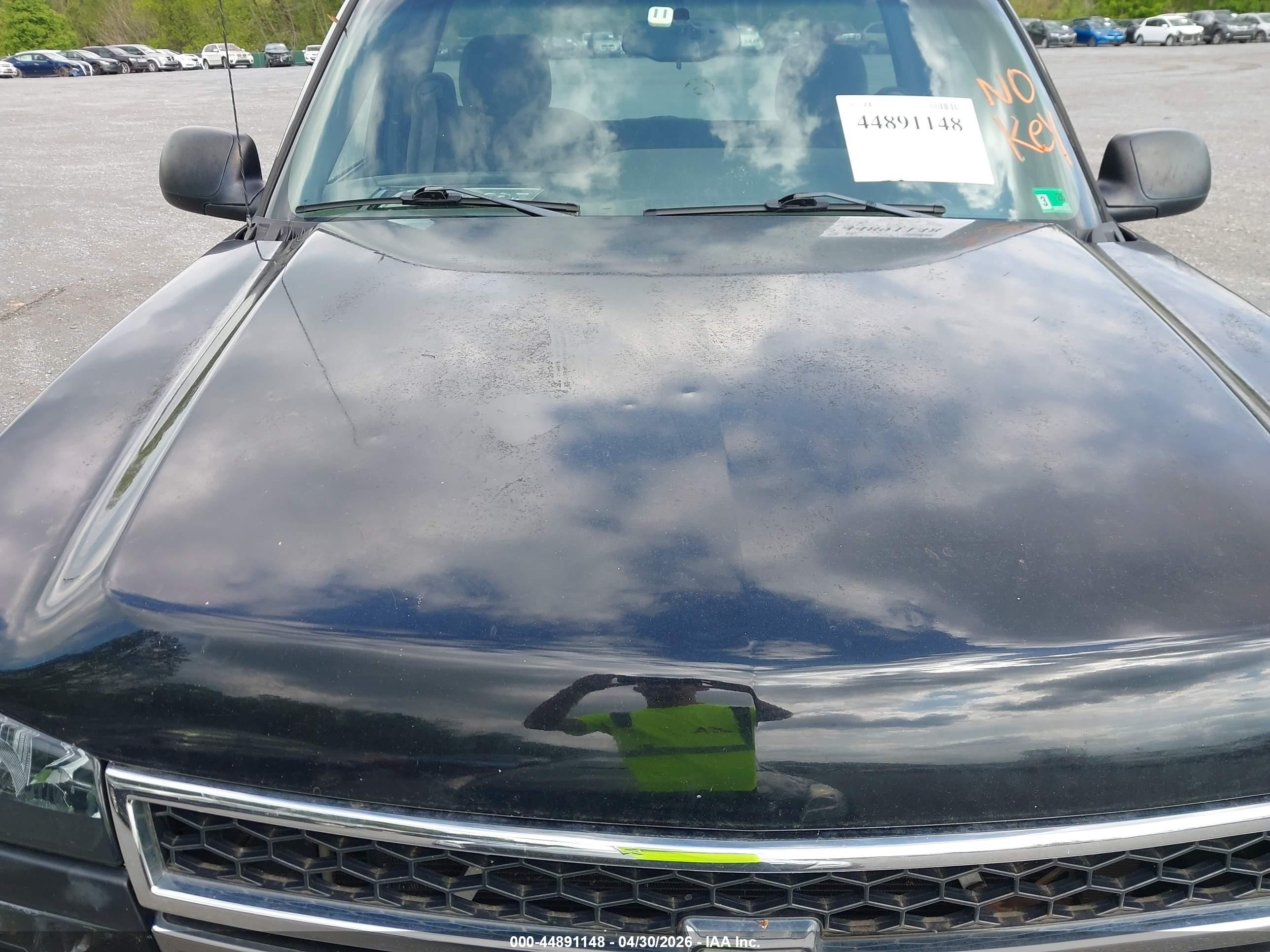 2006 Chevrolet Silverado 1500 Work Truck Black vin: 3GCEC14X26G172495