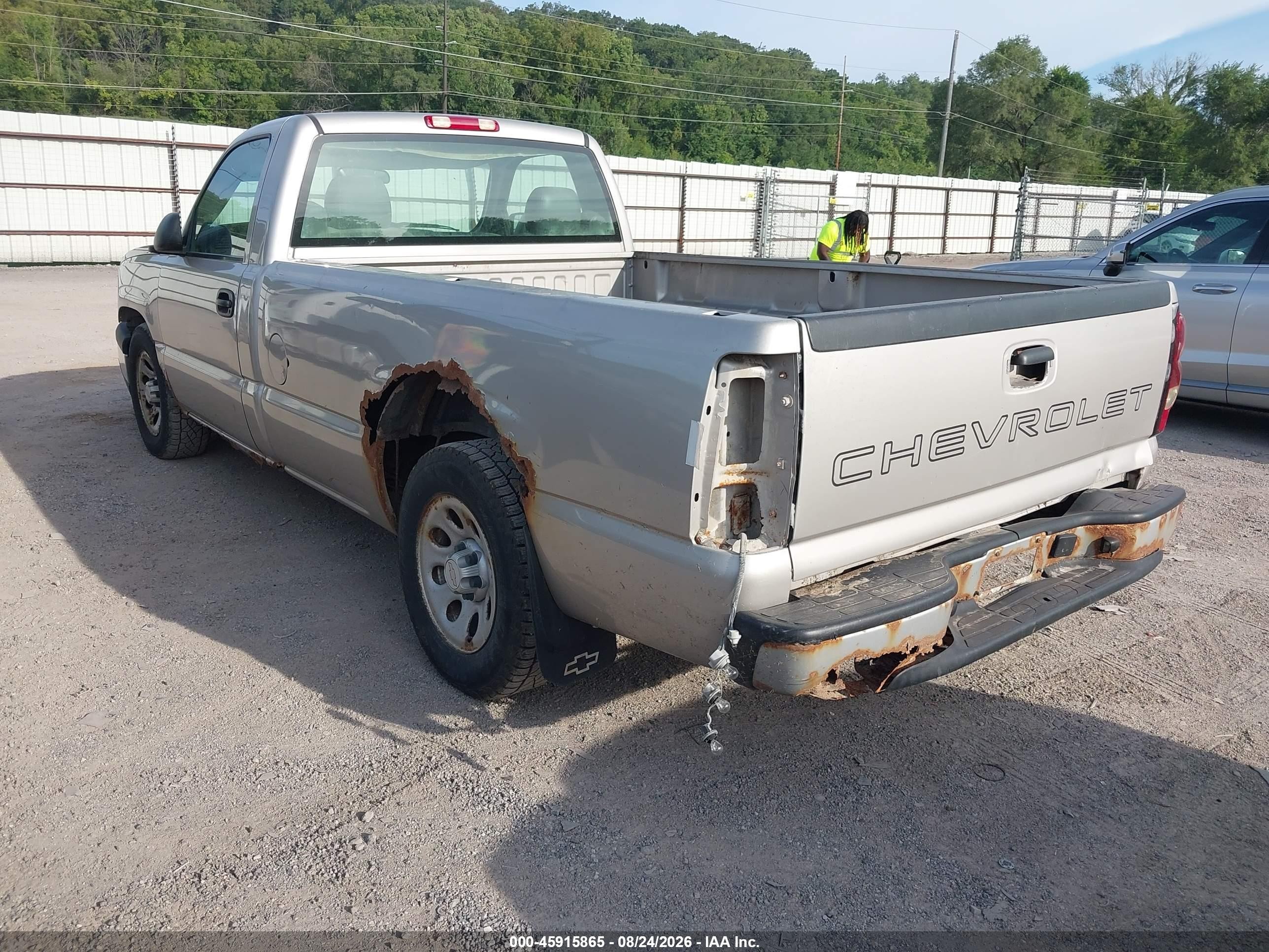 2007 Chevrolet Silverado 1500 Classic Work Truck Pewter vin: 3GCEC14X27G160722