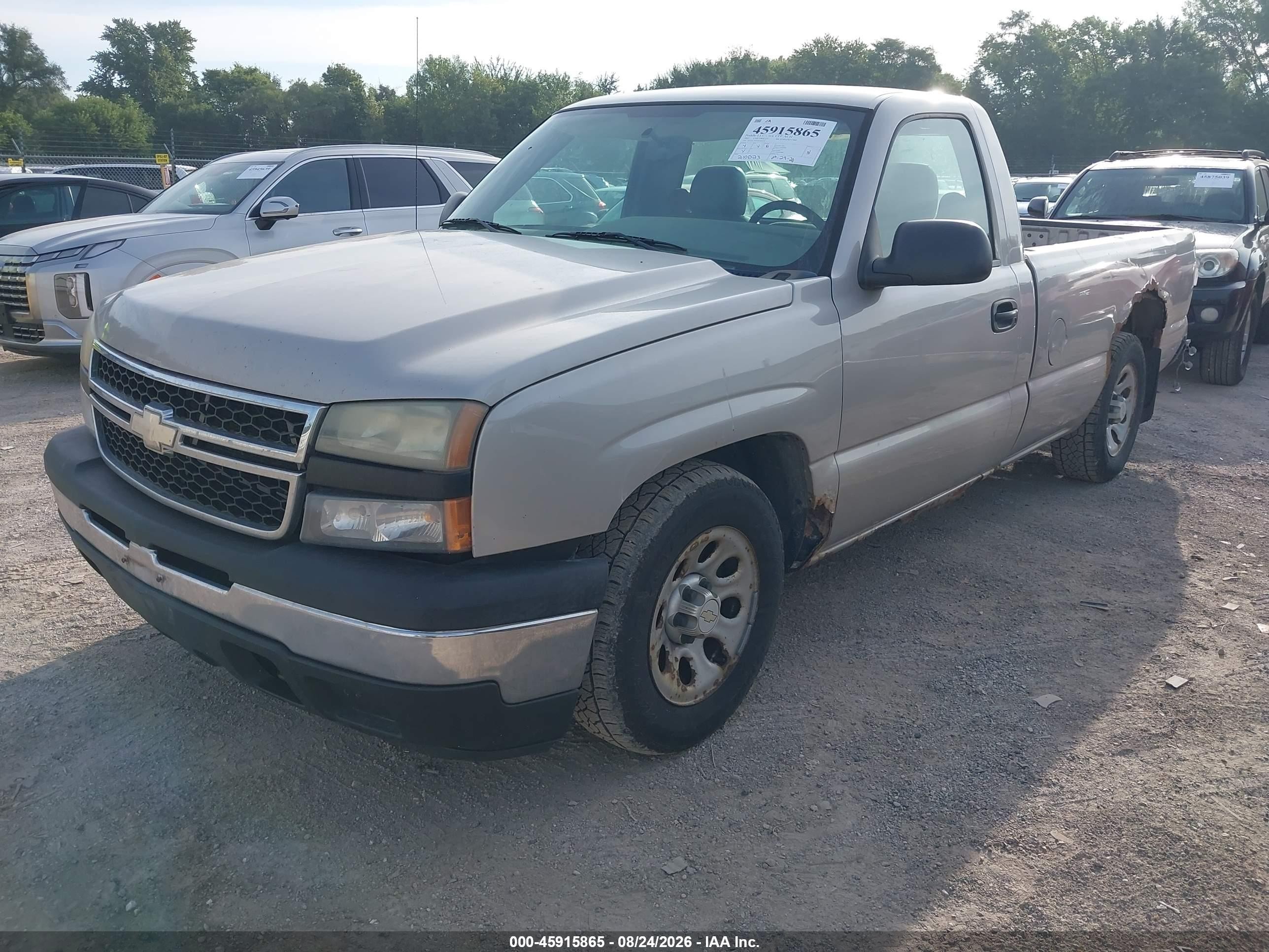 2007 Chevrolet Silverado 1500 Classic Work Truck Pewter vin: 3GCEC14X27G160722