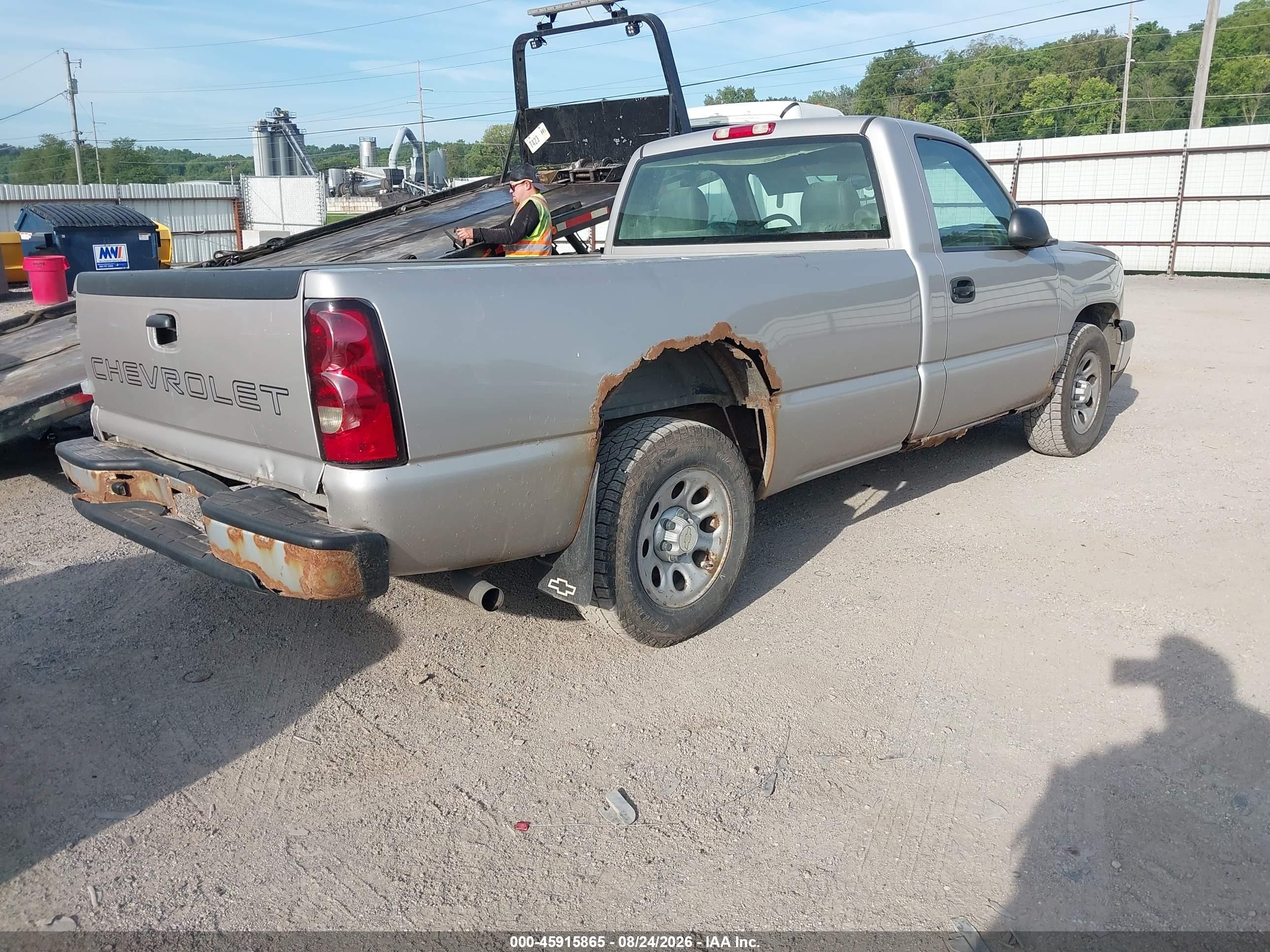 2007 Chevrolet Silverado 1500 Classic Work Truck Pewter vin: 3GCEC14X27G160722