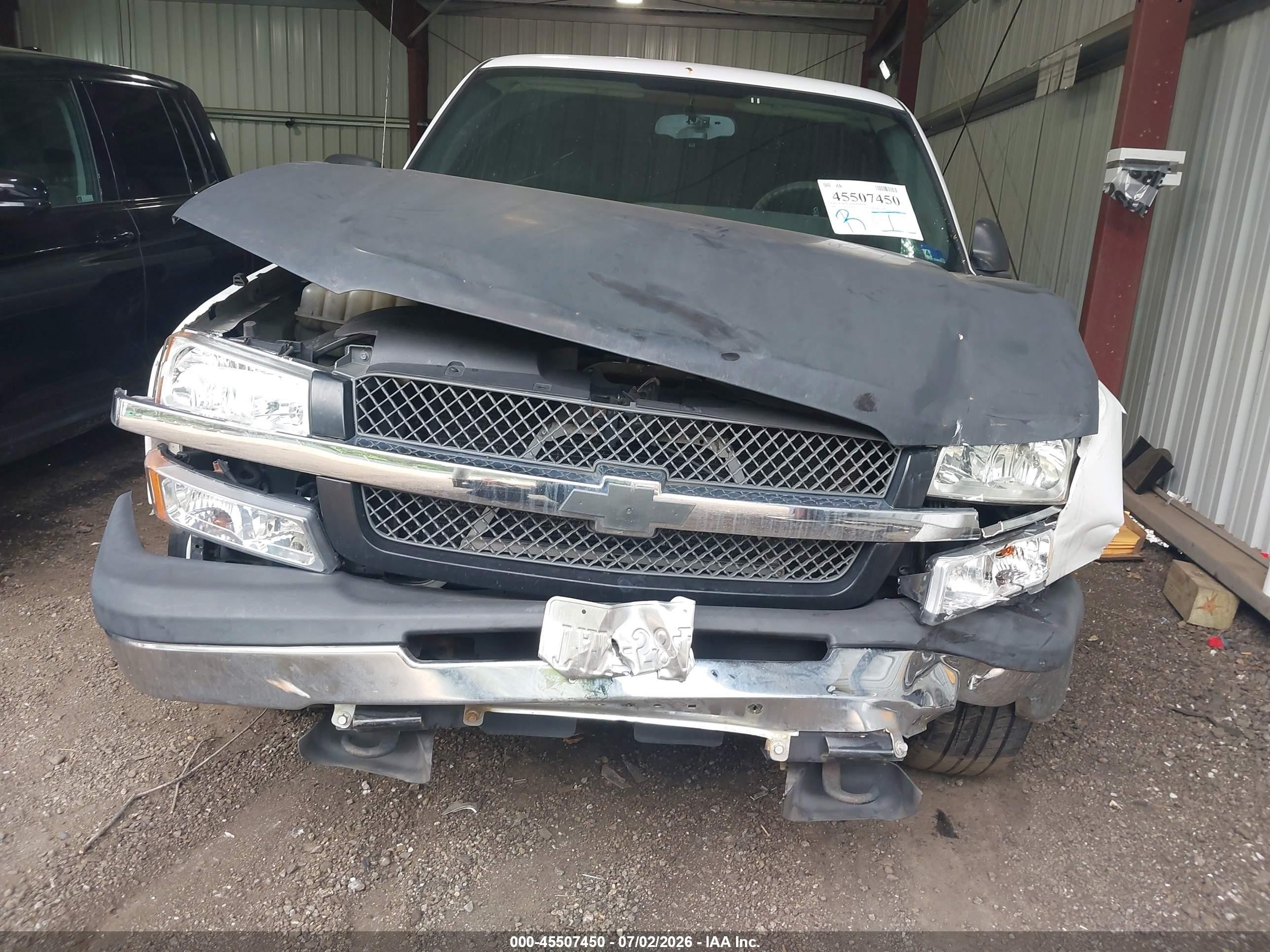 2006 Chevrolet Silverado 1500 Work Truck White vin: 3GCEC14X36G174708
