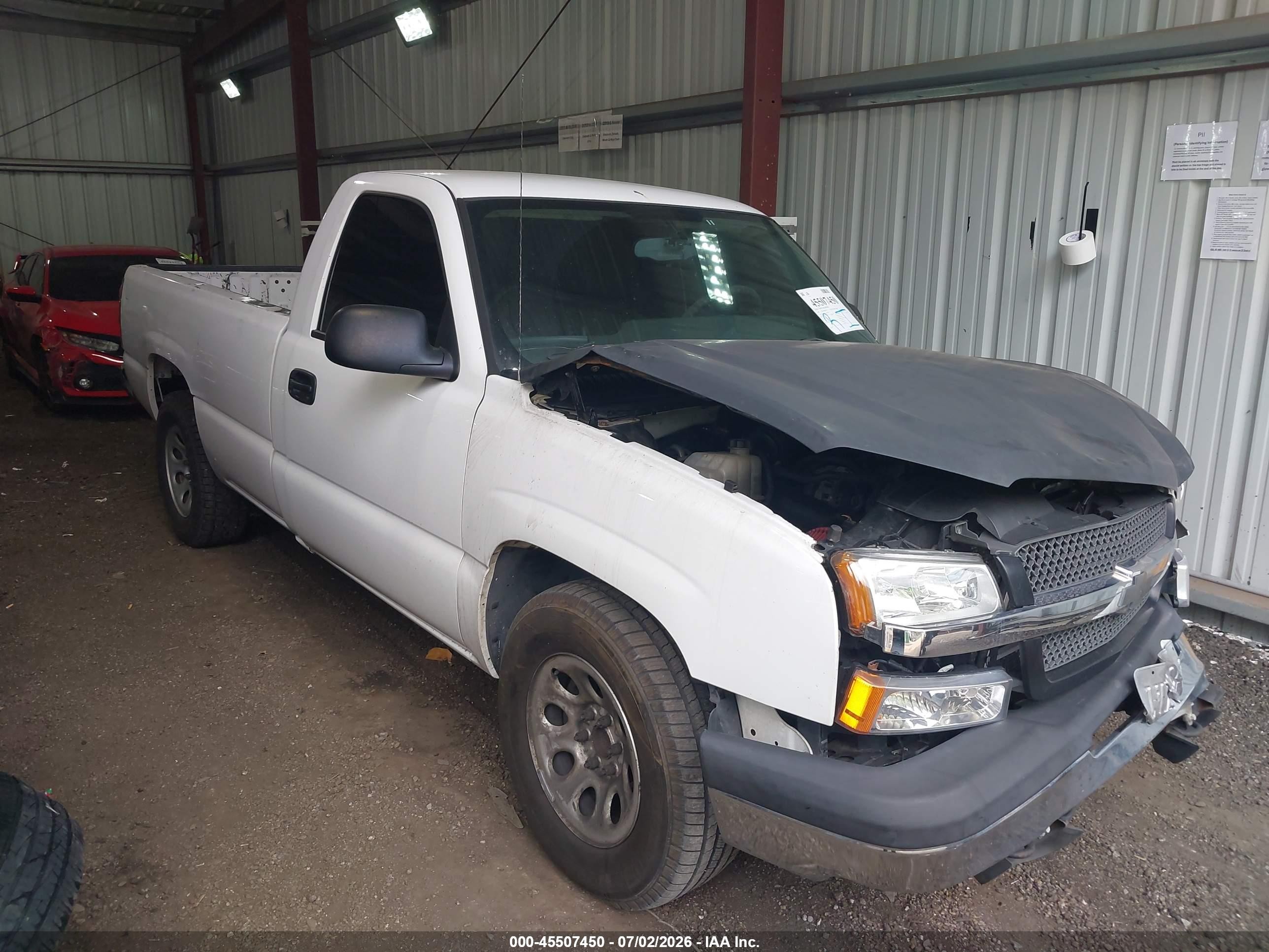 2006 Chevrolet Silverado 1500 Work Truck White vin: 3GCEC14X36G174708