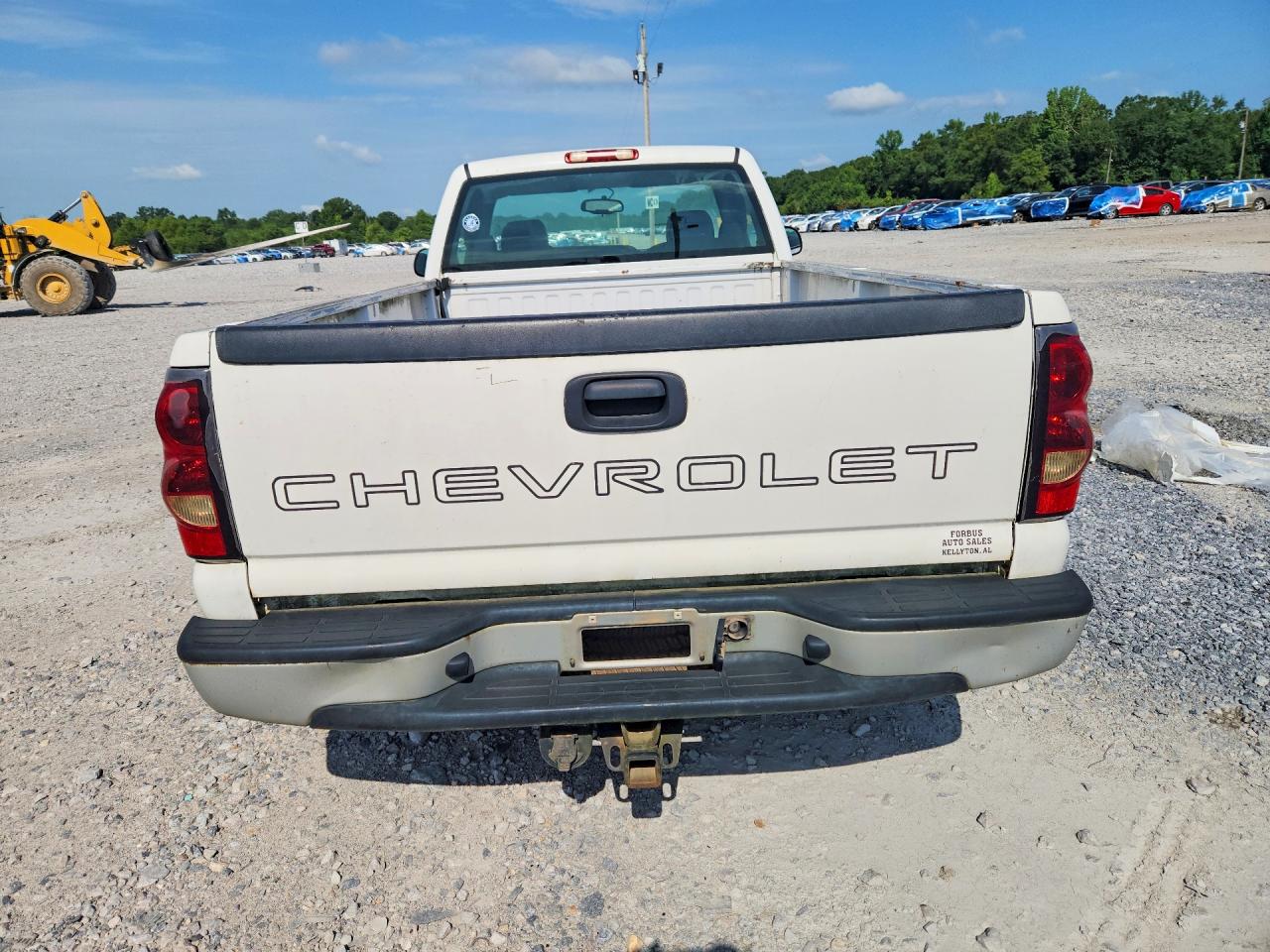 2006 Chevrolet Silverado C1500 White vin: 3GCEC14X36G178970