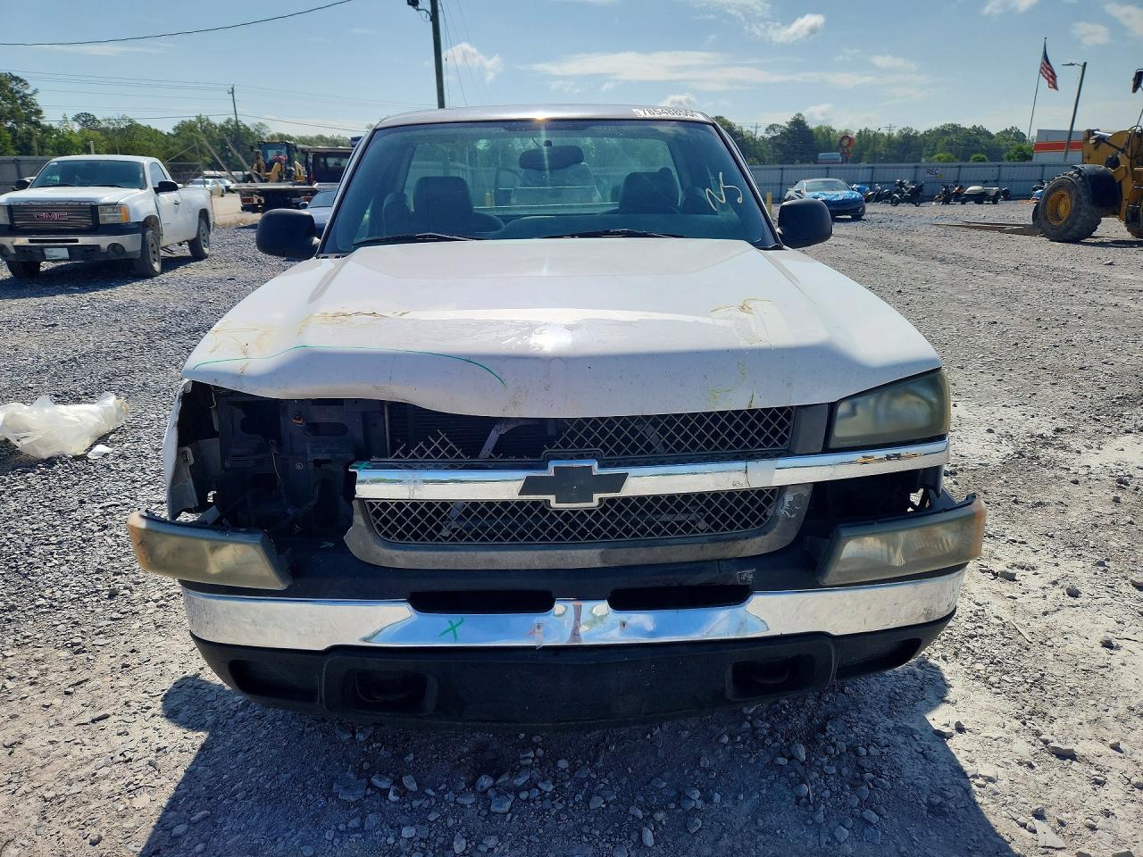 2006 Chevrolet Silverado C1500 White vin: 3GCEC14X36G178970