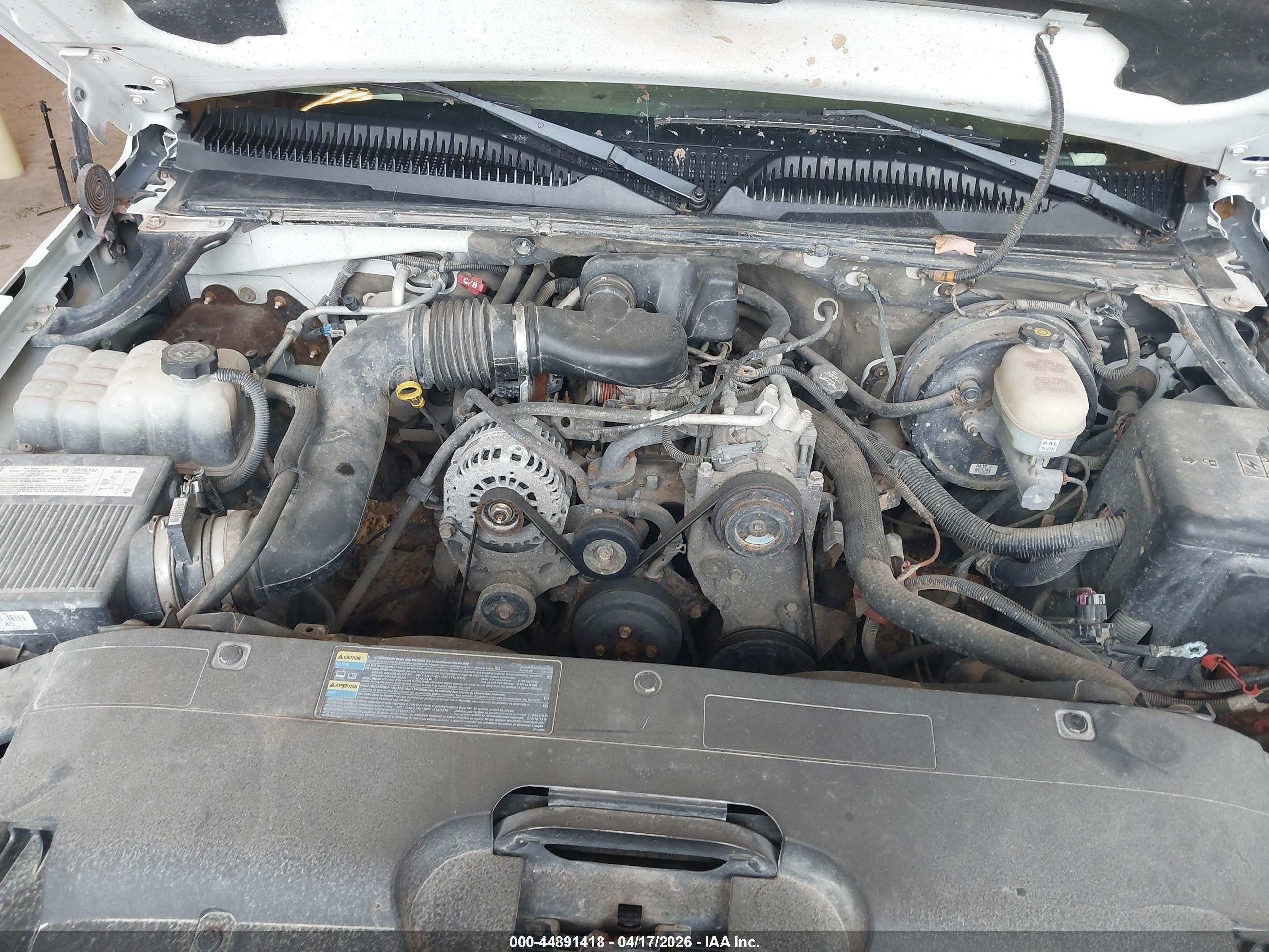 2006 Chevrolet Silverado 1500 Work Truck White vin: 3GCEC14X46G155567