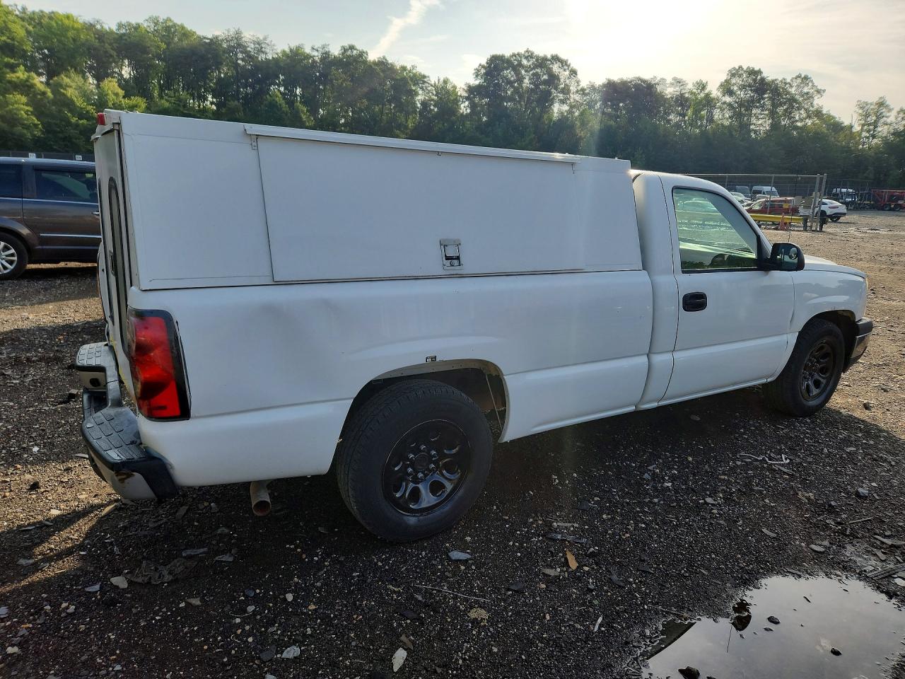2007 Chevrolet Silverado C1500 Classic Белый vin: 3GCEC14X47G146207