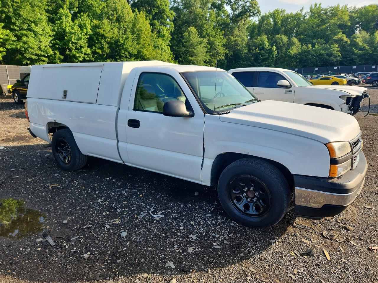2007 Chevrolet Silverado C1500 Classic Белый vin: 3GCEC14X47G146207