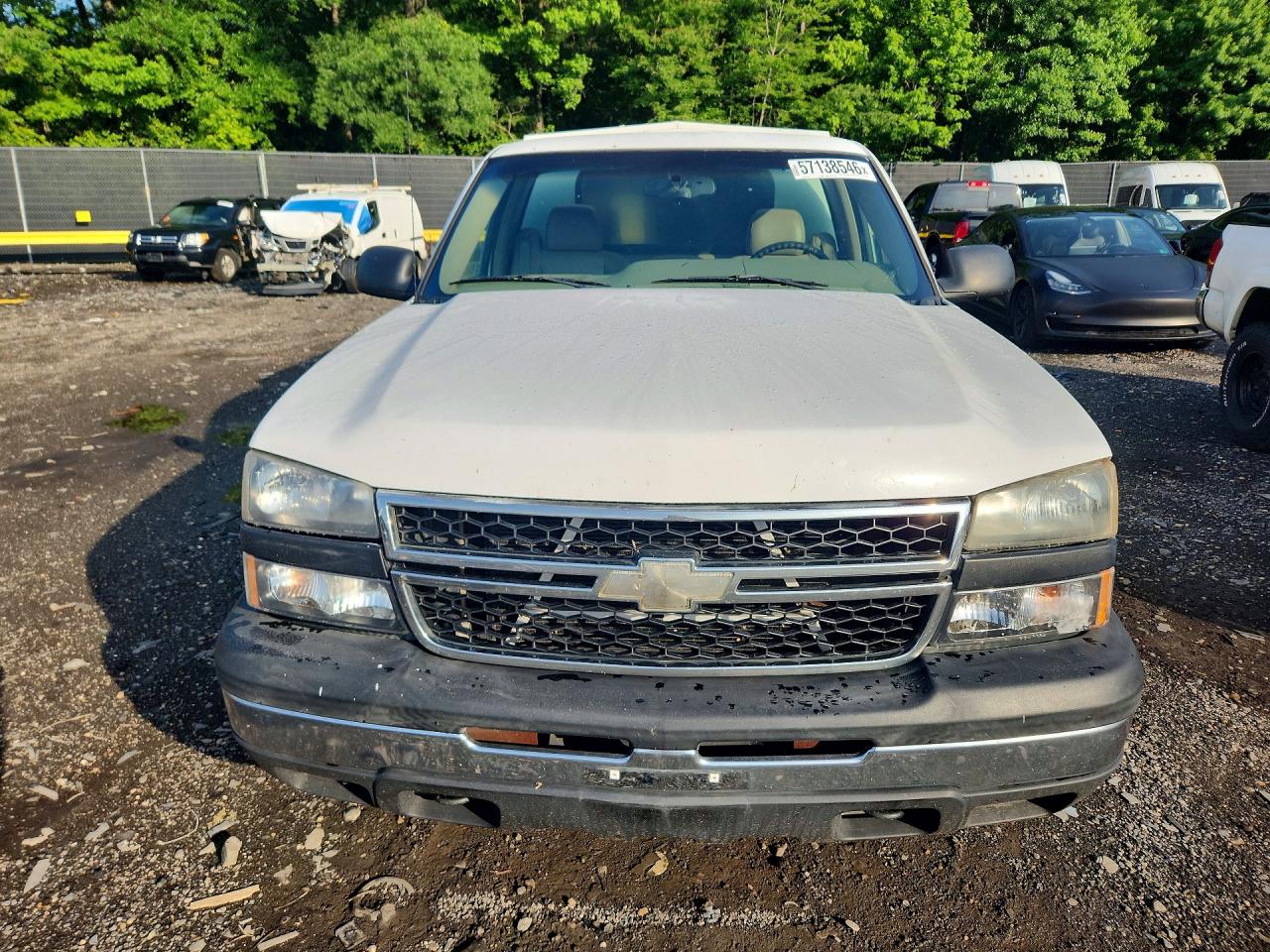 2007 Chevrolet Silverado C1500 Classic Белый vin: 3GCEC14X47G146207