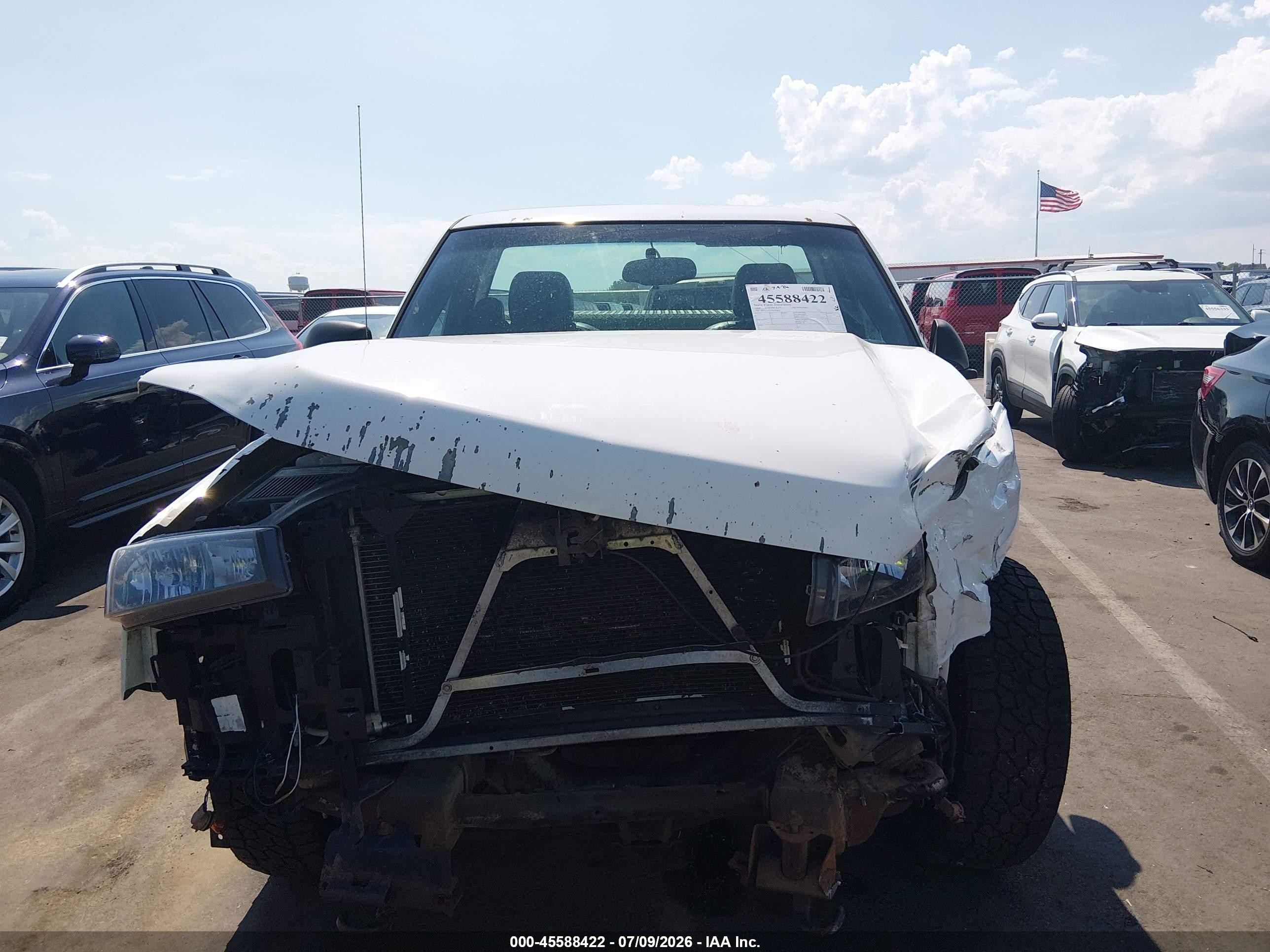 2006 Chevrolet Silverado 1500 Work Truck White vin: 3GCEC14X56G147834