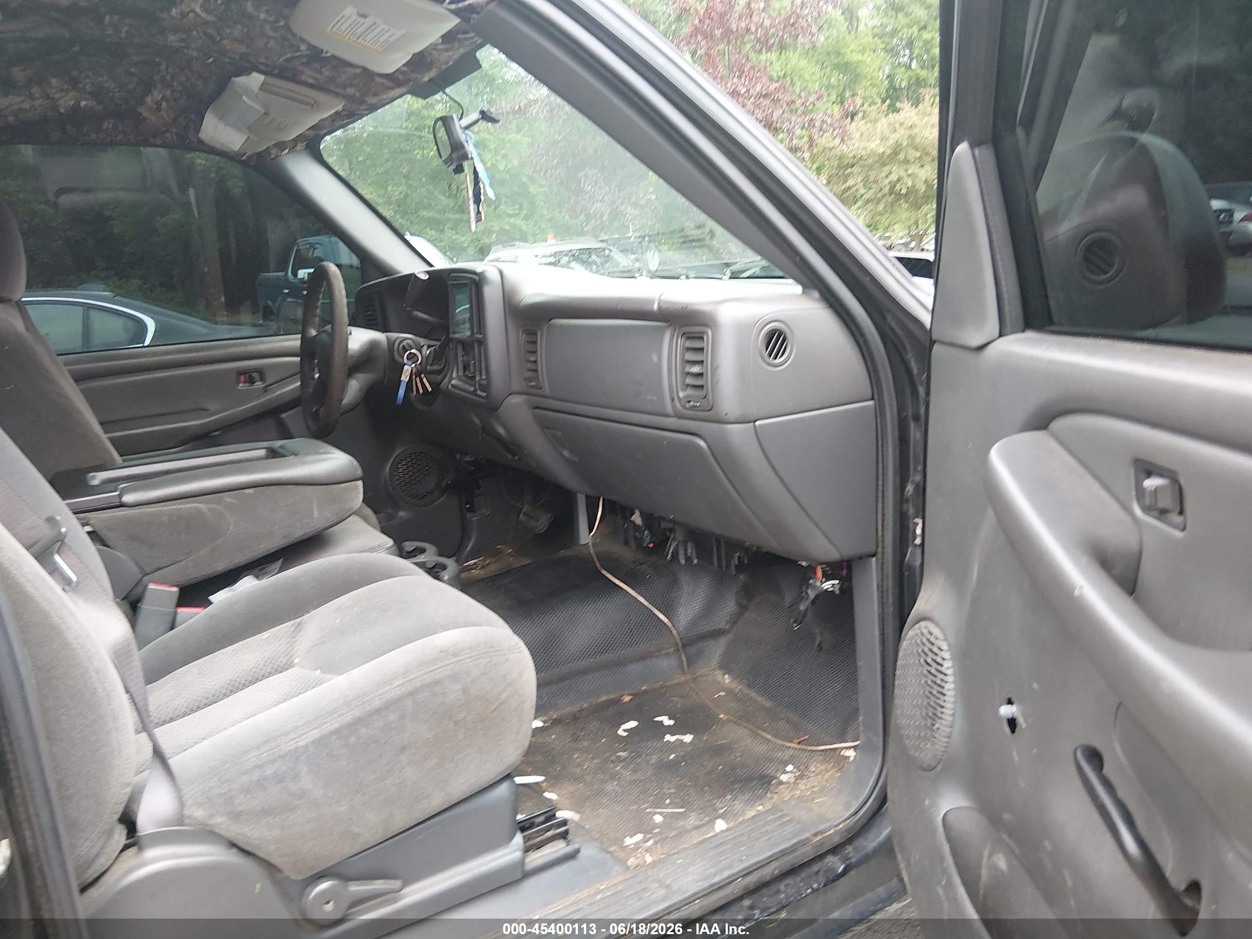 2006 Chevrolet Silverado 1500 Work Truck Black vin: 3GCEC14X56G174032