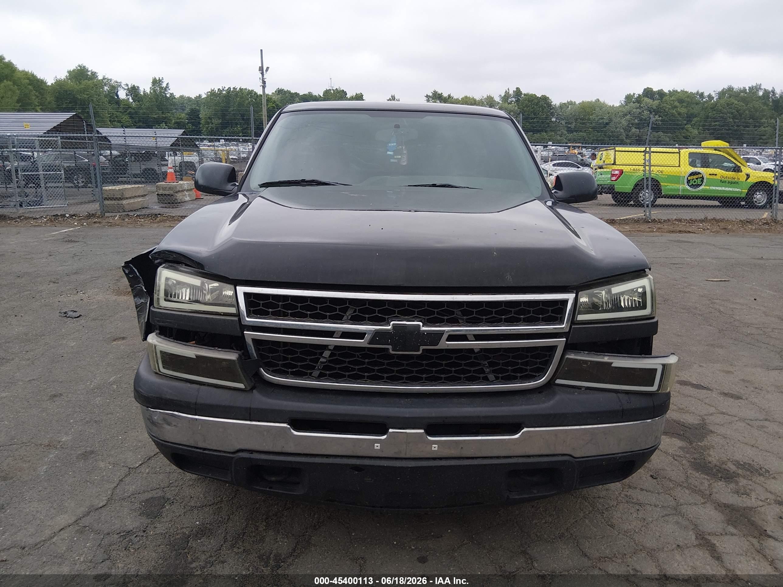 2006 Chevrolet Silverado 1500 Work Truck Black vin: 3GCEC14X56G174032