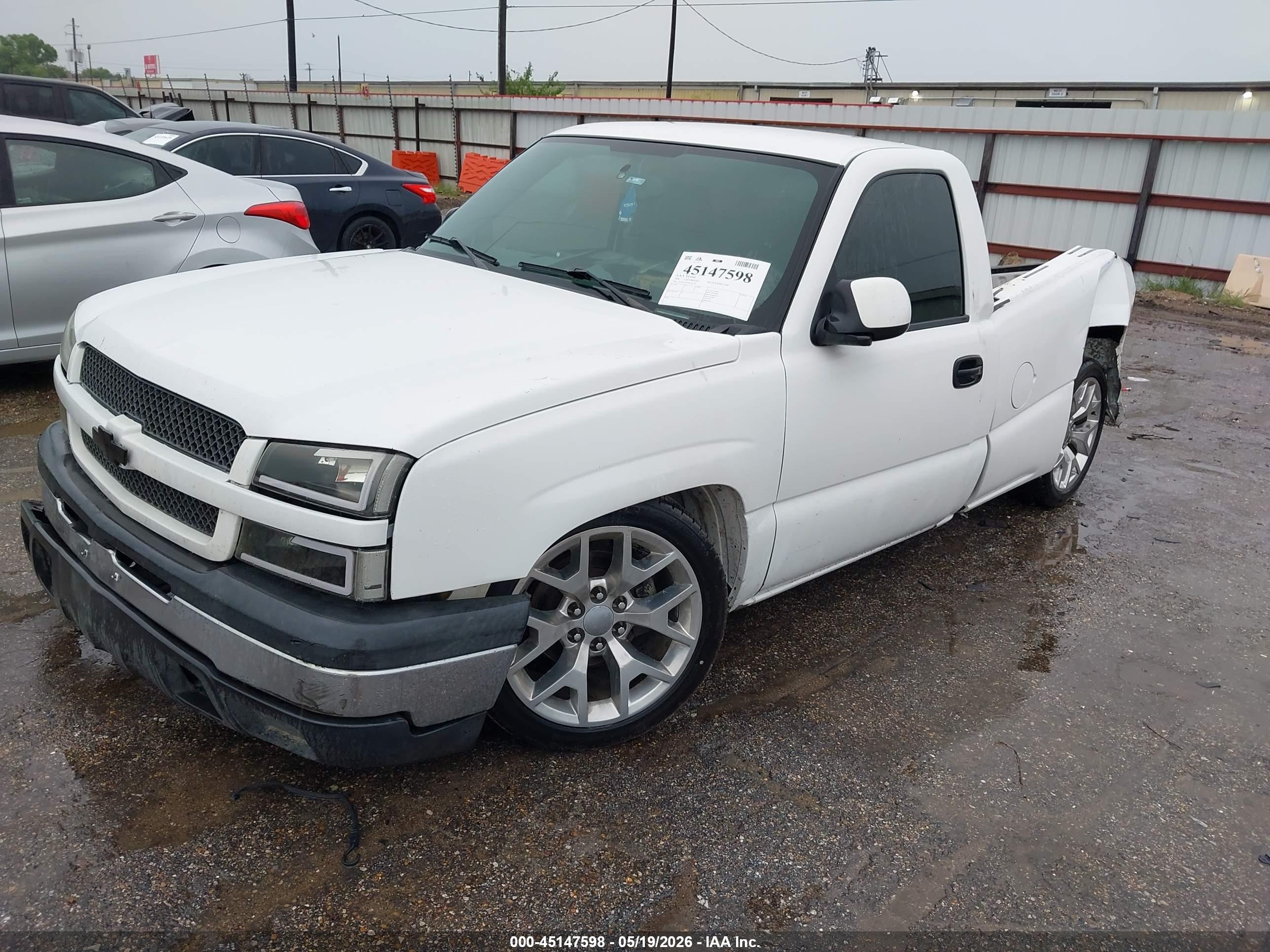 2006 Chevrolet Silverado 1500 Work Truck White vin: 3GCEC14X56G221222