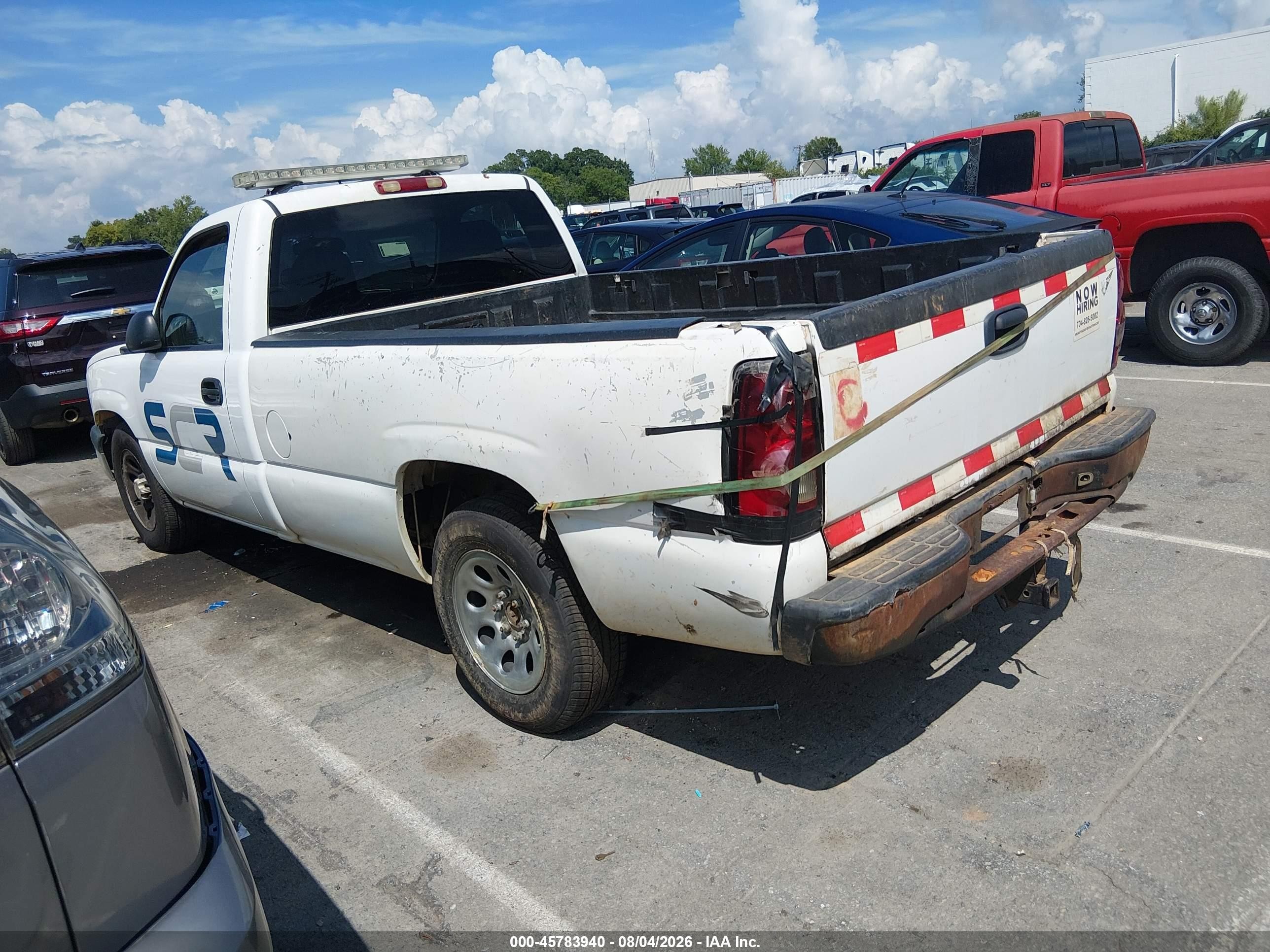2006 Chevrolet Silverado 1500 Work Truck White vin: 3GCEC14X56G238389