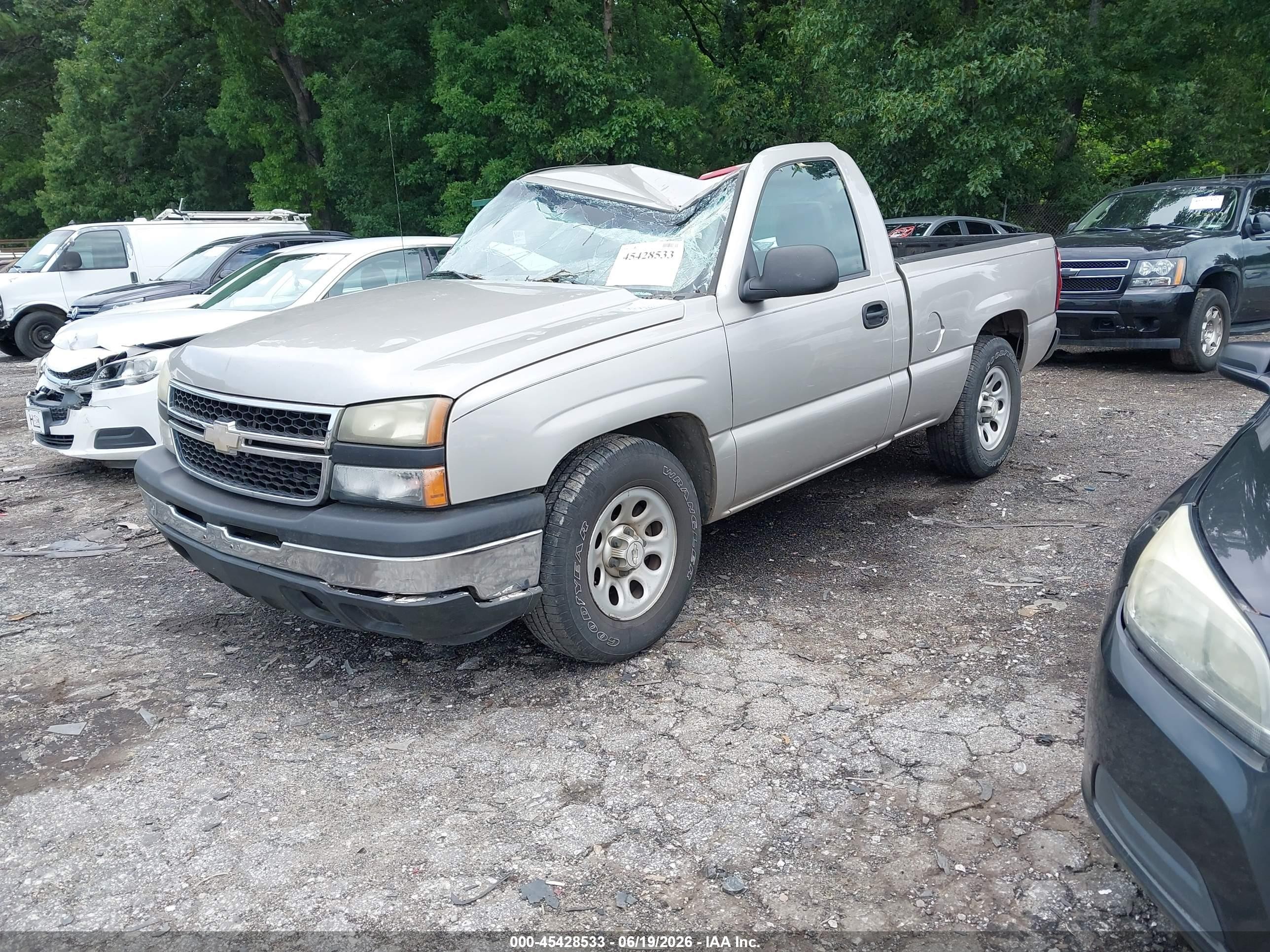 2006 Chevrolet Silverado 1500 Work Truck Tan vin: 3GCEC14X66G177005