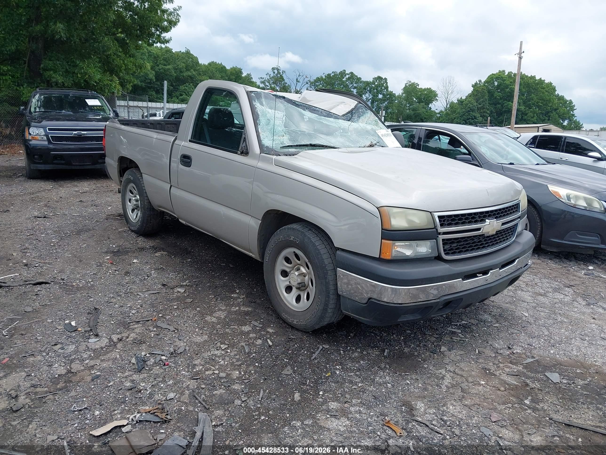2006 Chevrolet Silverado 1500 Work Truck Tan vin: 3GCEC14X66G177005