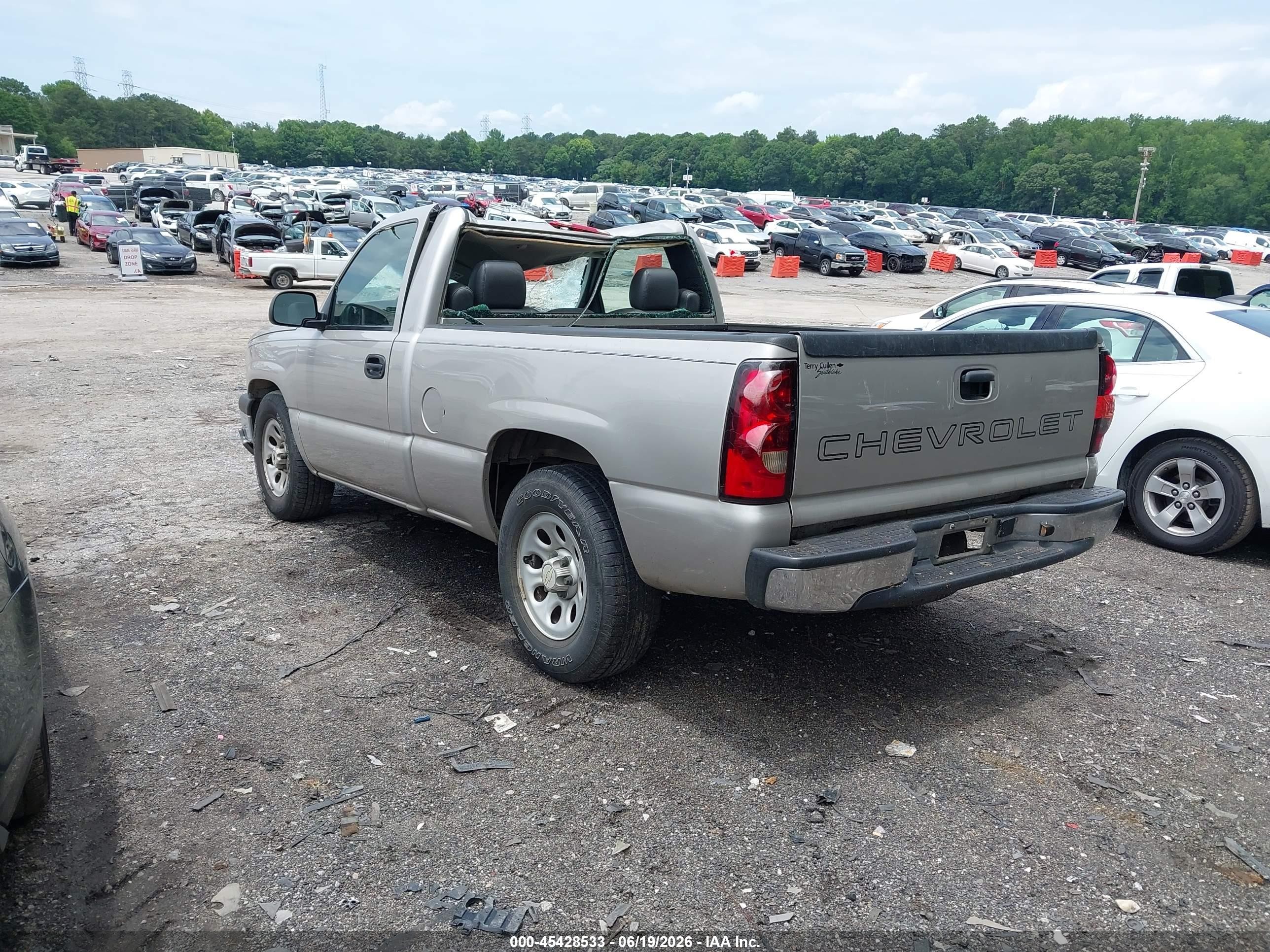 2006 Chevrolet Silverado 1500 Work Truck Tan vin: 3GCEC14X66G177005