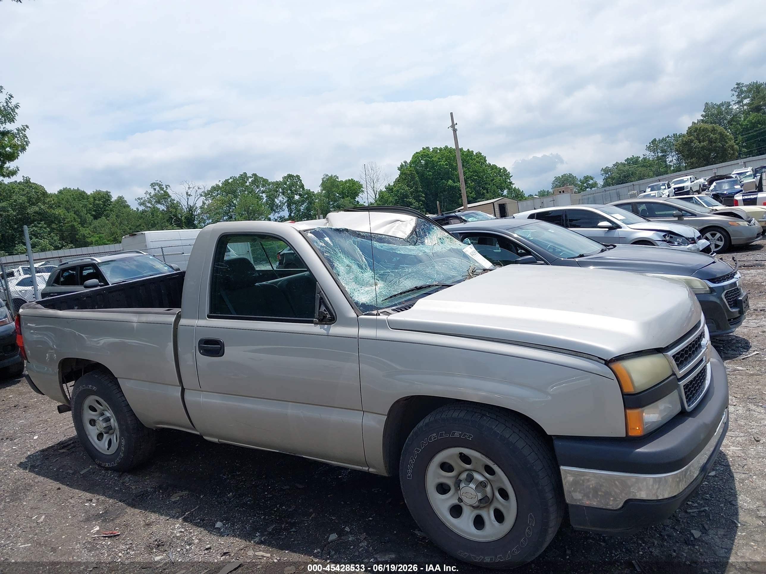 2006 Chevrolet Silverado 1500 Work Truck Tan vin: 3GCEC14X66G177005