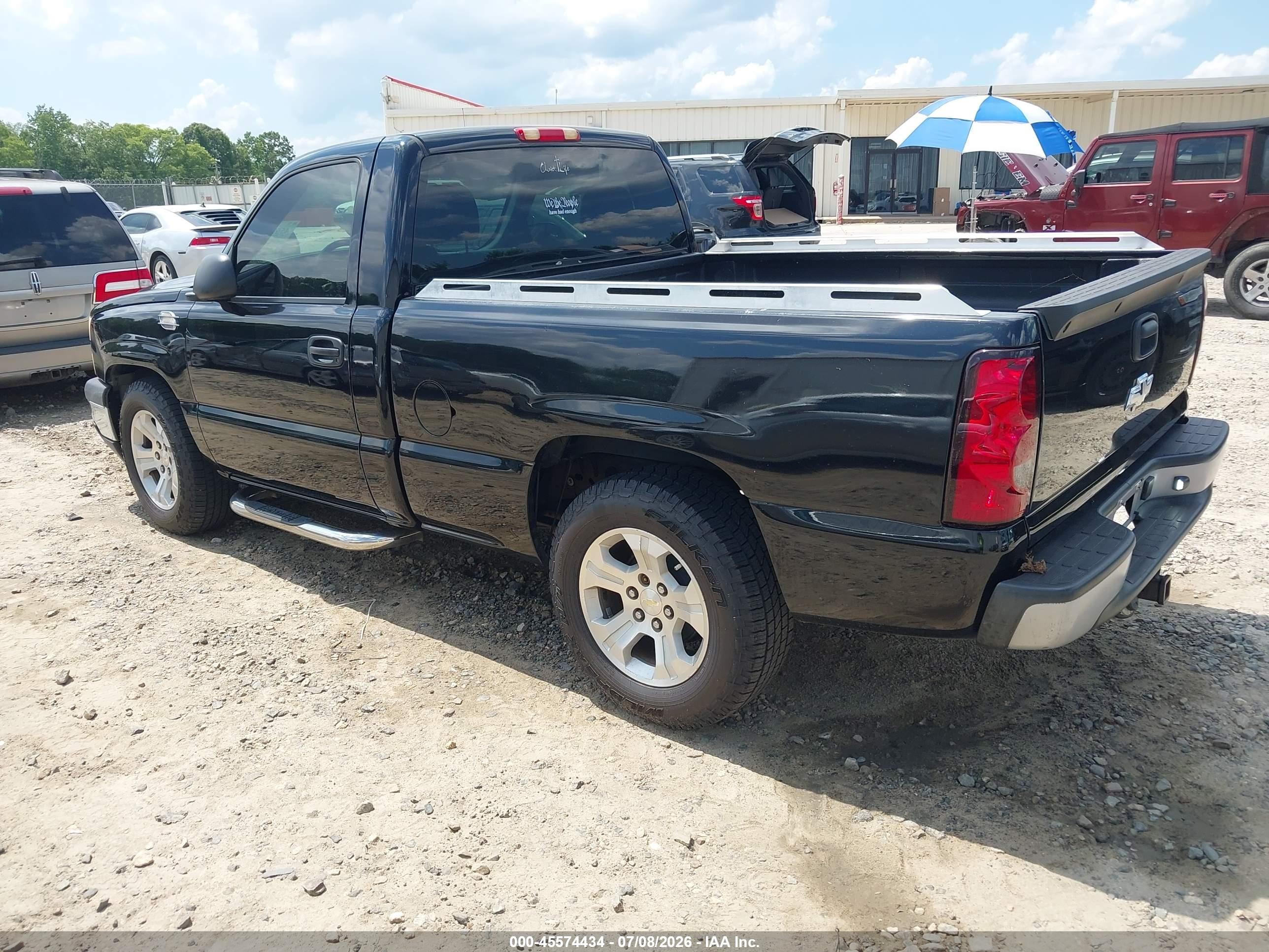 2006 Chevrolet Silverado 1500 Work Truck Черный vin: 3GCEC14X66G225313