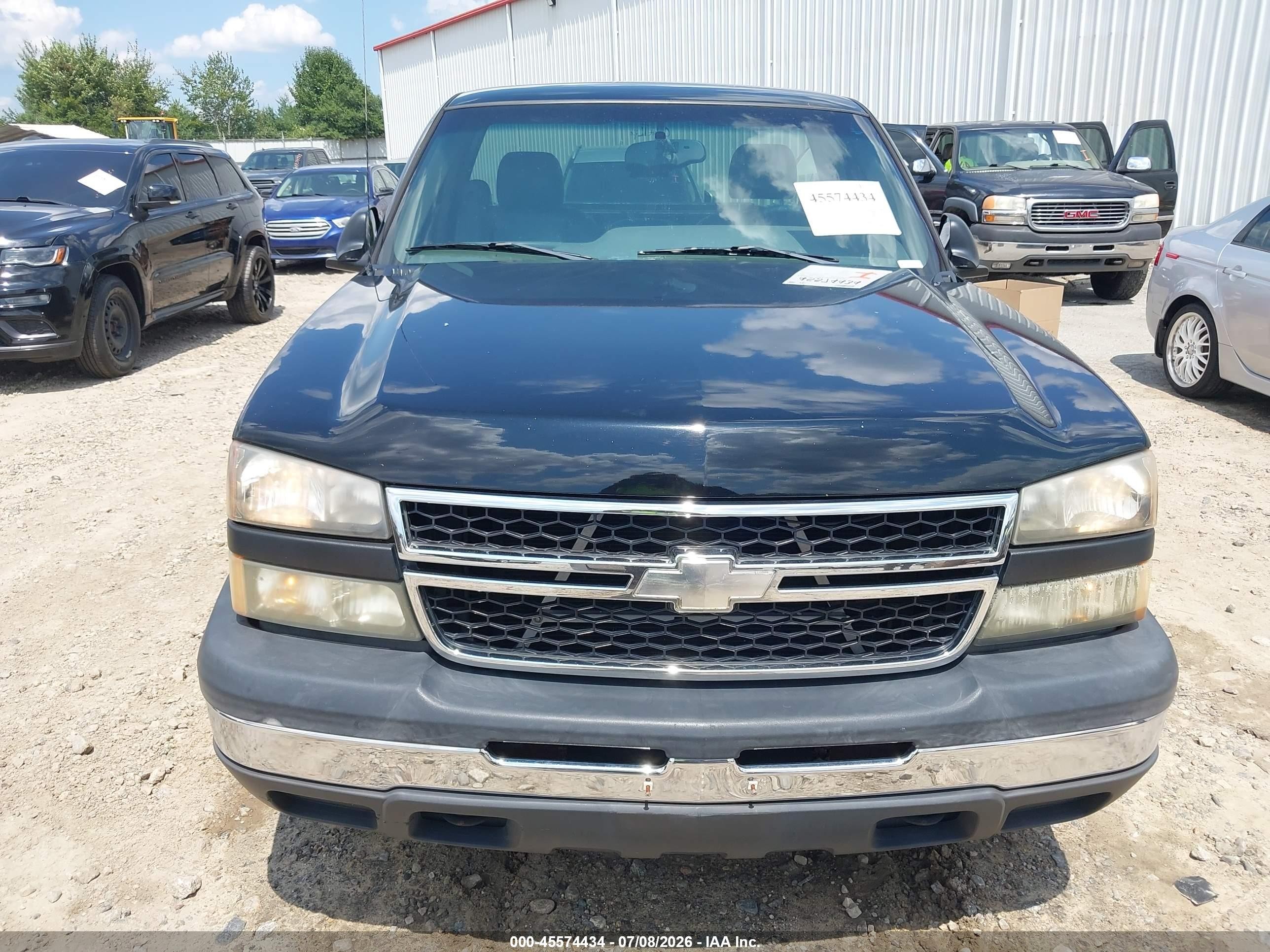 2006 Chevrolet Silverado 1500 Work Truck Черный vin: 3GCEC14X66G225313