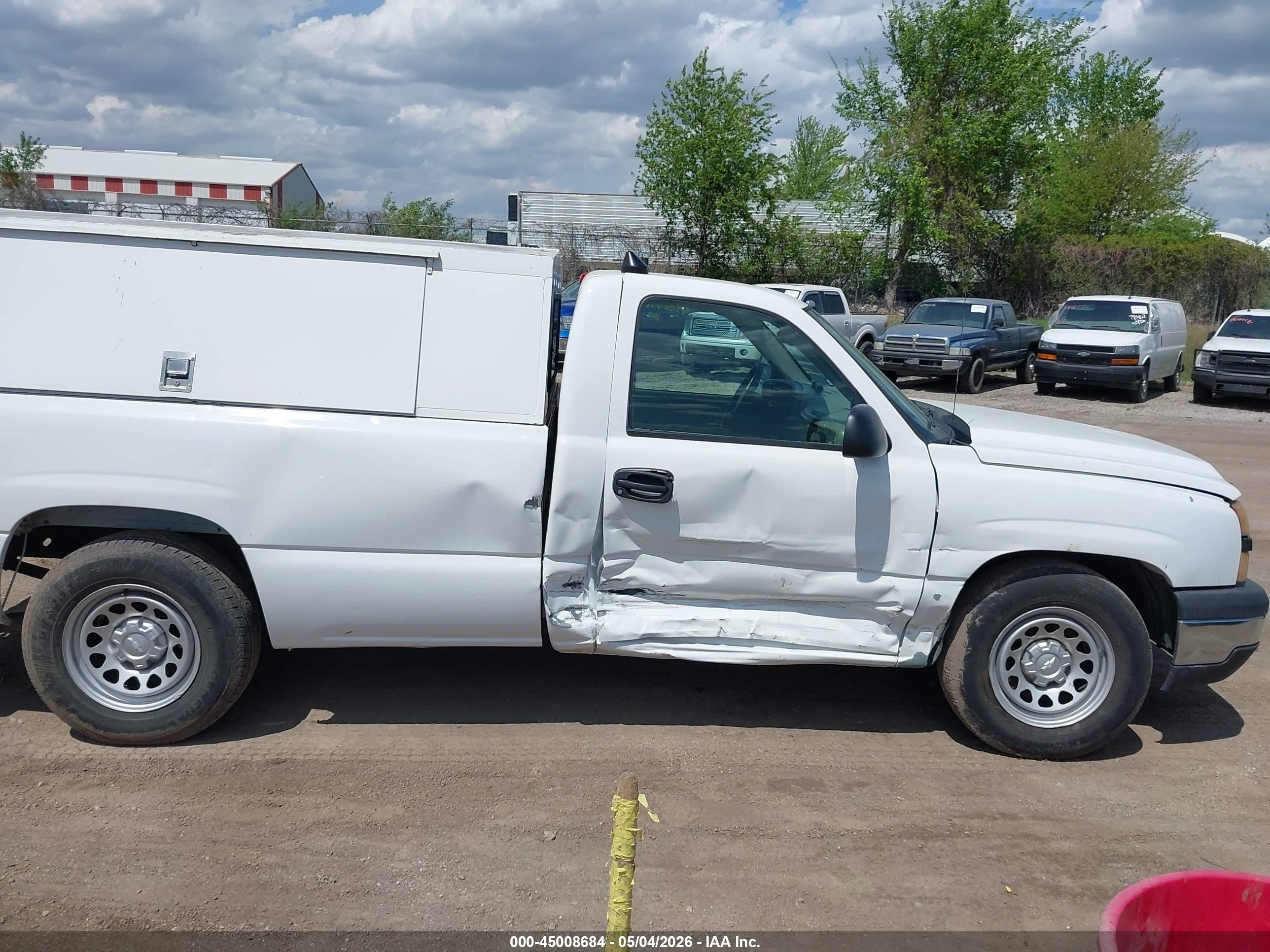 2006 Chevrolet Silverado 1500 Work Truck Белый vin: 3GCEC14X66G252379