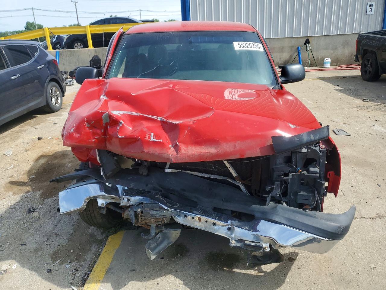 2006 Chevrolet Silverado C1500 Red vin: 3GCEC14X66G269117