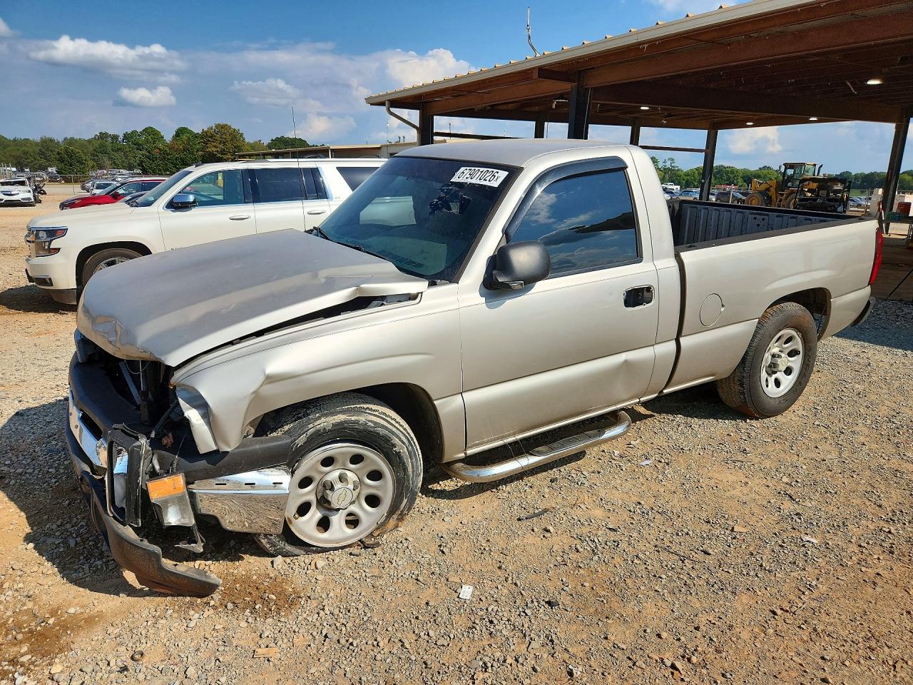 2007 Chevrolet Silverado C1500 Classic Серебряный vin: 3GCEC14X67G231257