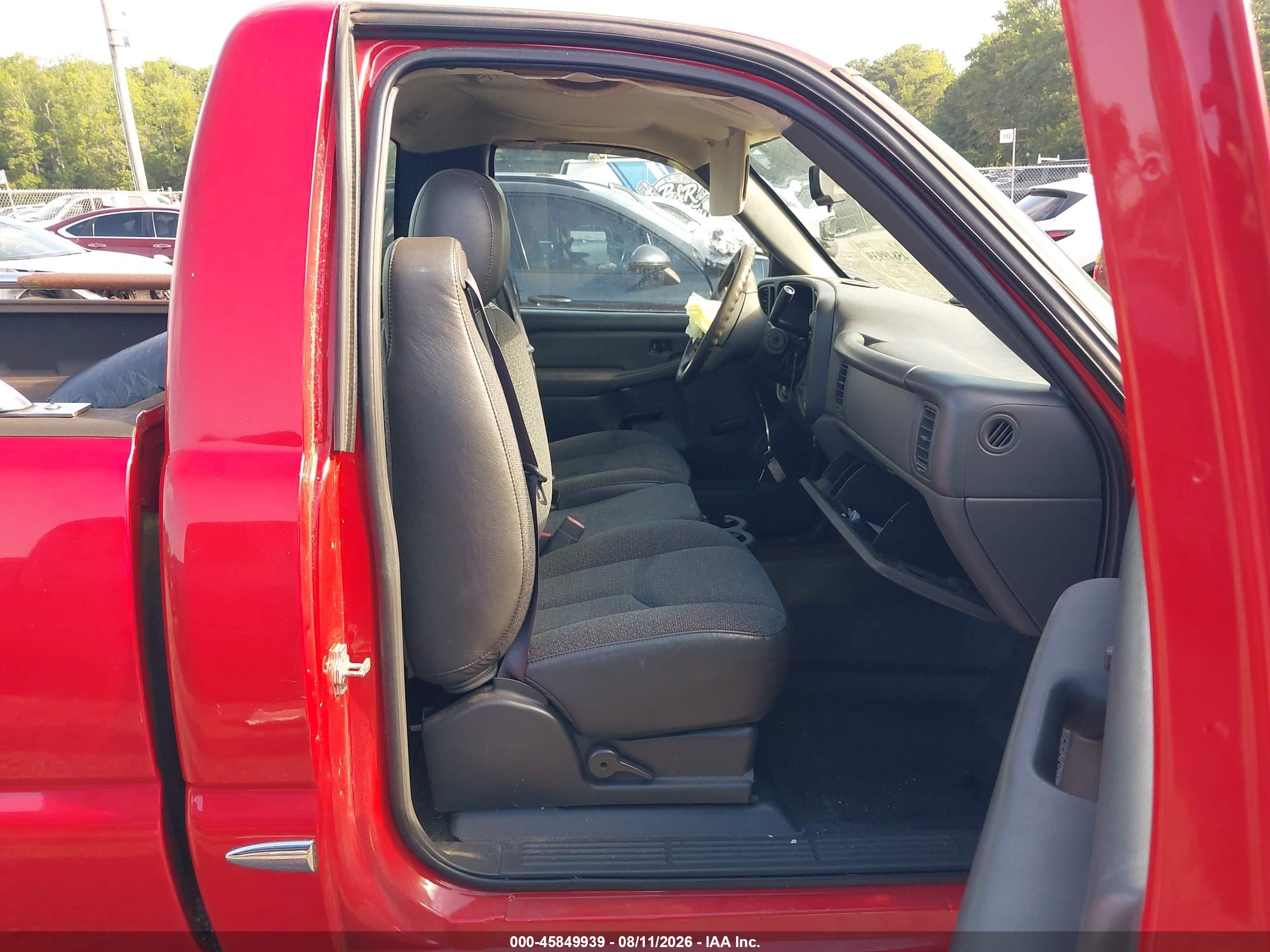 2006 Chevrolet Silverado 1500 Work Truck Красный vin: 3GCEC14X76G244887