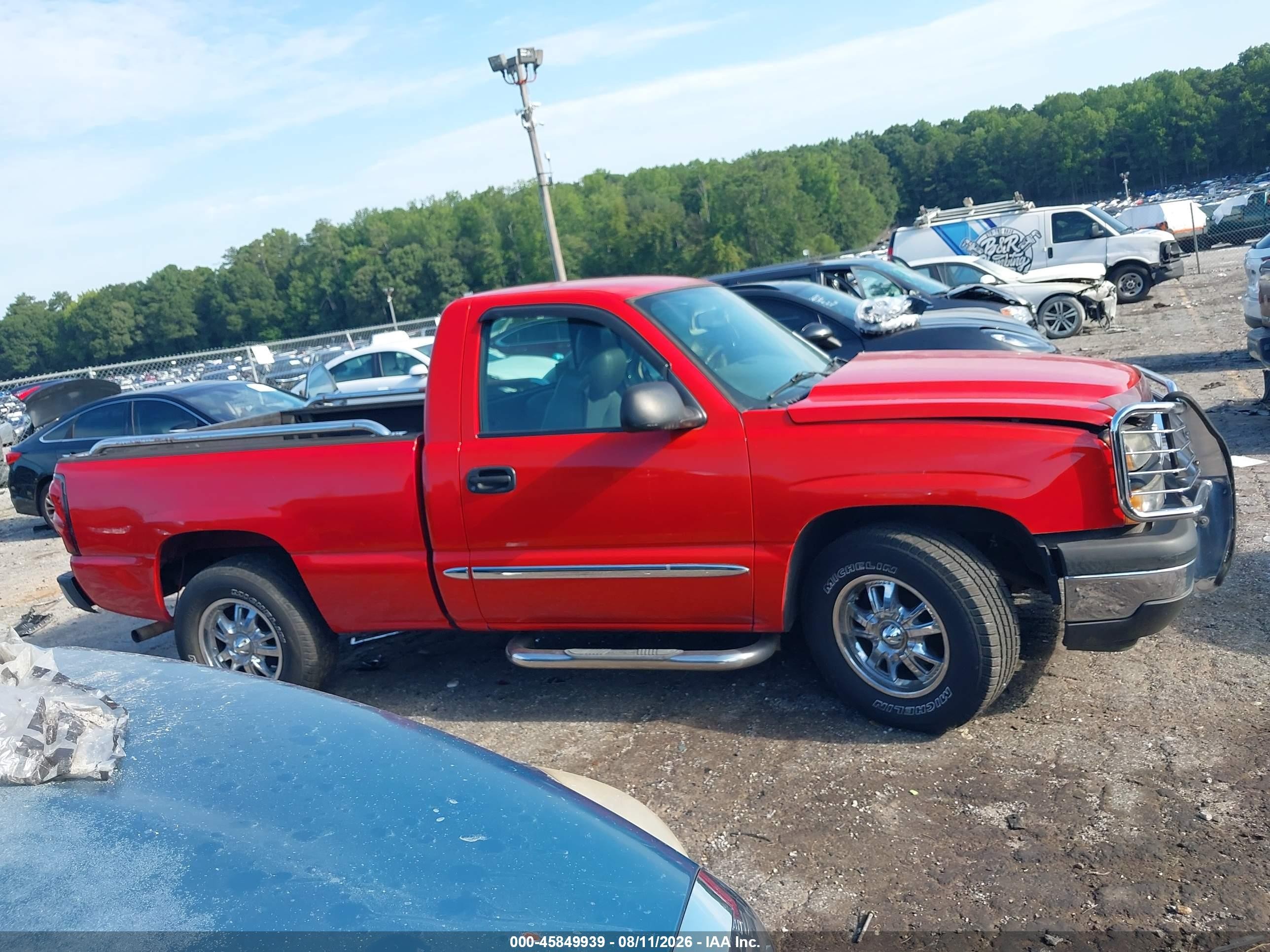 2006 Chevrolet Silverado 1500 Work Truck Красный vin: 3GCEC14X76G244887