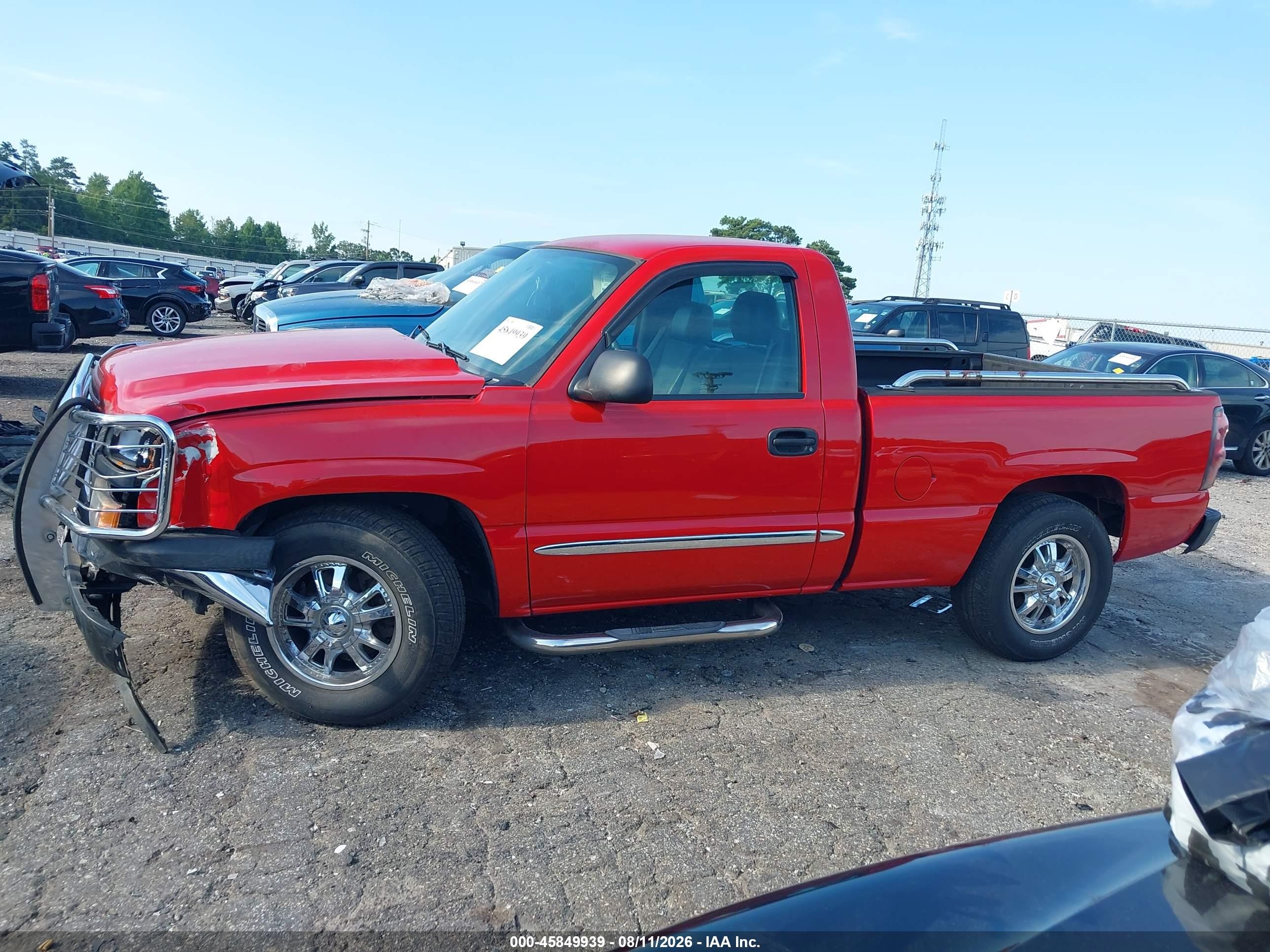 2006 Chevrolet Silverado 1500 Work Truck Красный vin: 3GCEC14X76G244887