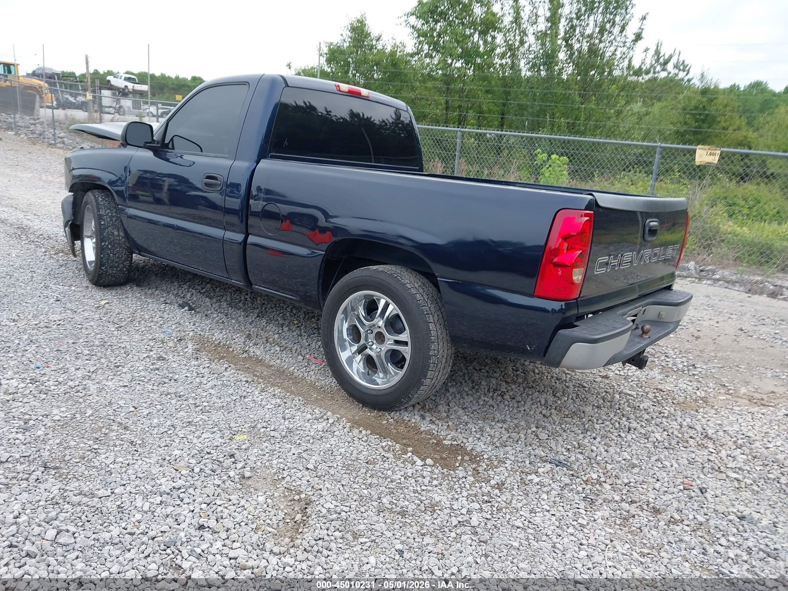 2006 Chevrolet Silverado 1500 Work Truck Blue vin: 3GCEC14X76G256943