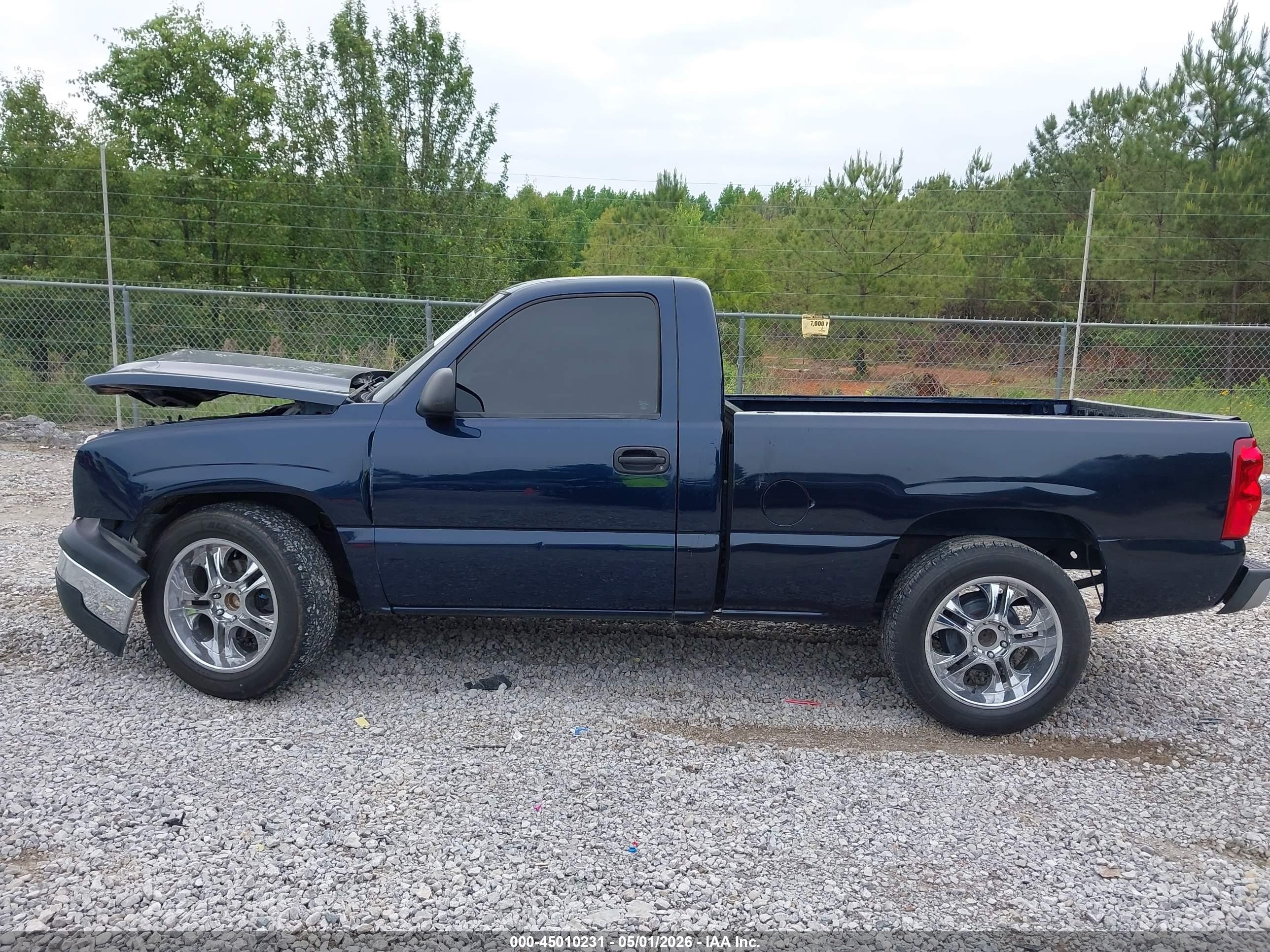 2006 Chevrolet Silverado 1500 Work Truck Blue vin: 3GCEC14X76G256943