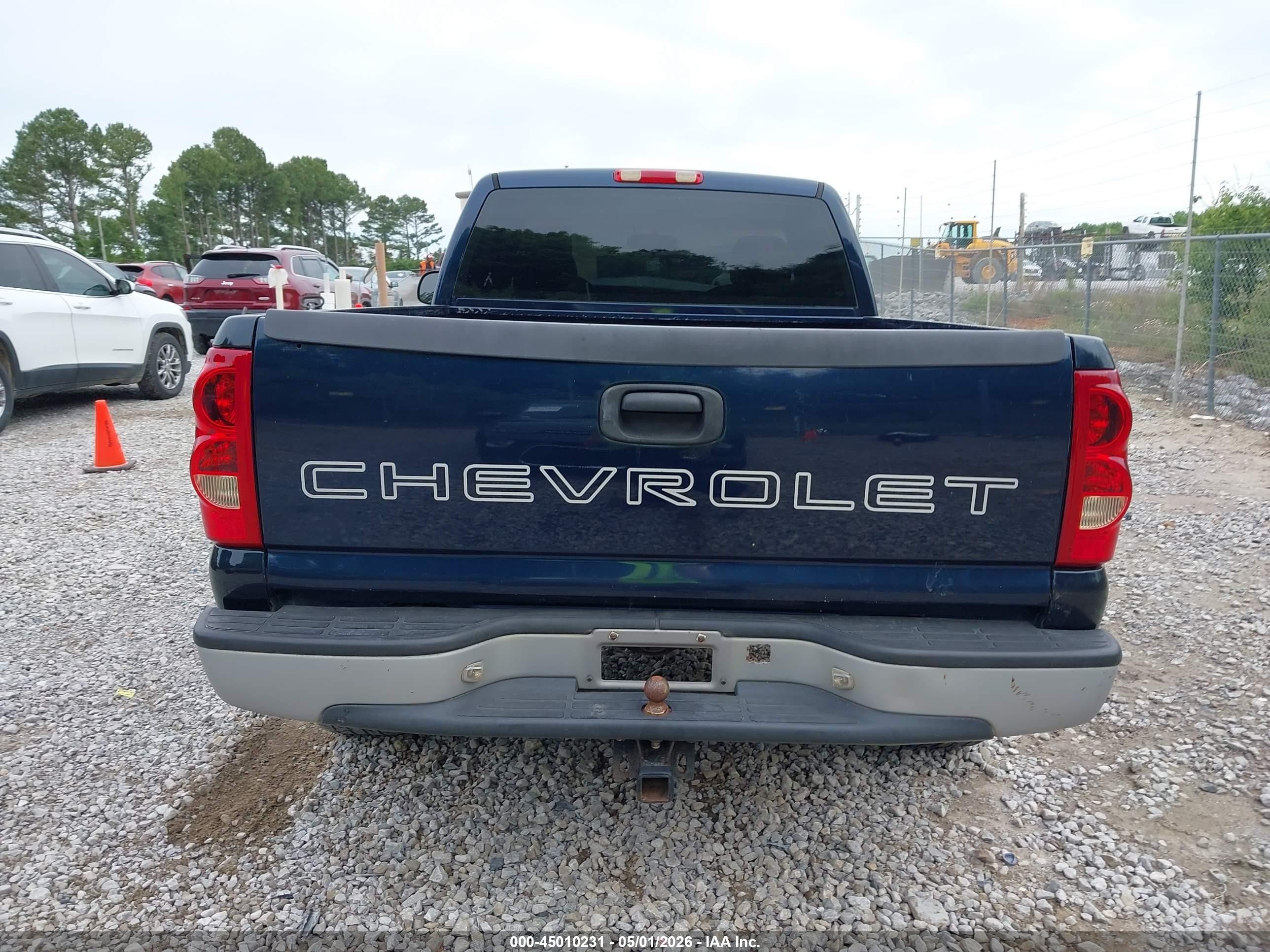2006 Chevrolet Silverado 1500 Work Truck Blue vin: 3GCEC14X76G256943