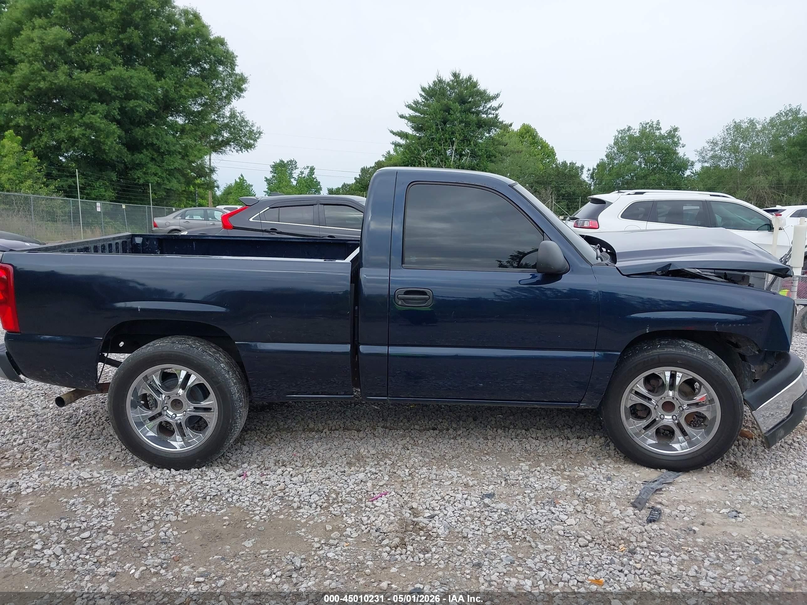 2006 Chevrolet Silverado 1500 Work Truck Blue vin: 3GCEC14X76G256943