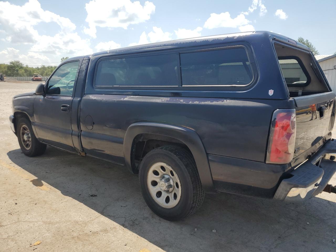 2006 Chevrolet Silverado C1500 Blue vin: 3GCEC14X86G141848