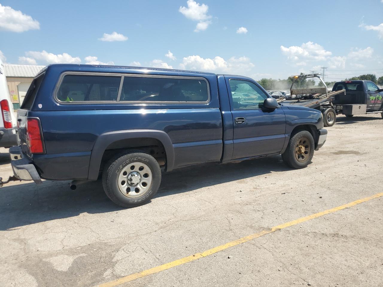 2006 Chevrolet Silverado C1500 Blue vin: 3GCEC14X86G141848