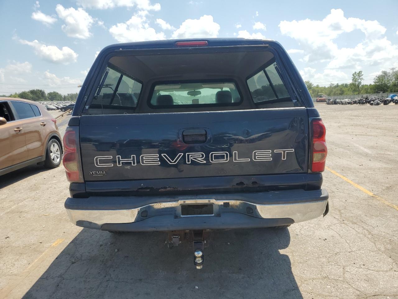 2006 Chevrolet Silverado C1500 Blue vin: 3GCEC14X86G141848