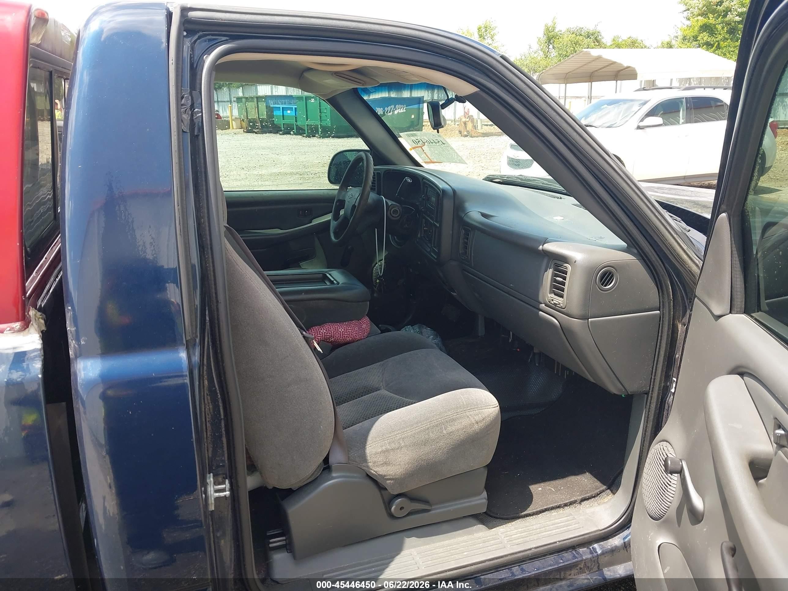2006 Chevrolet Silverado 1500 Work Truck Blue vin: 3GCEC14X86G165275