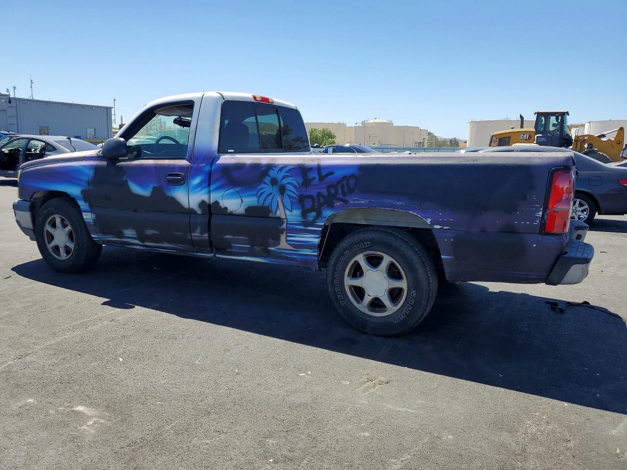 2006 Chevrolet Silverado C1500 White vin: 3GCEC14X86G207010