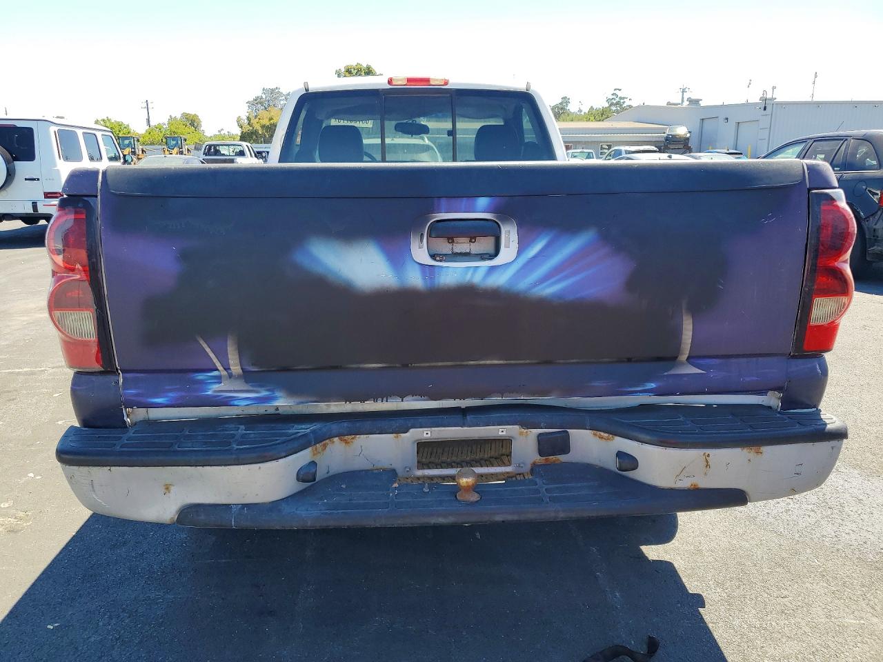 2006 Chevrolet Silverado C1500 White vin: 3GCEC14X86G207010