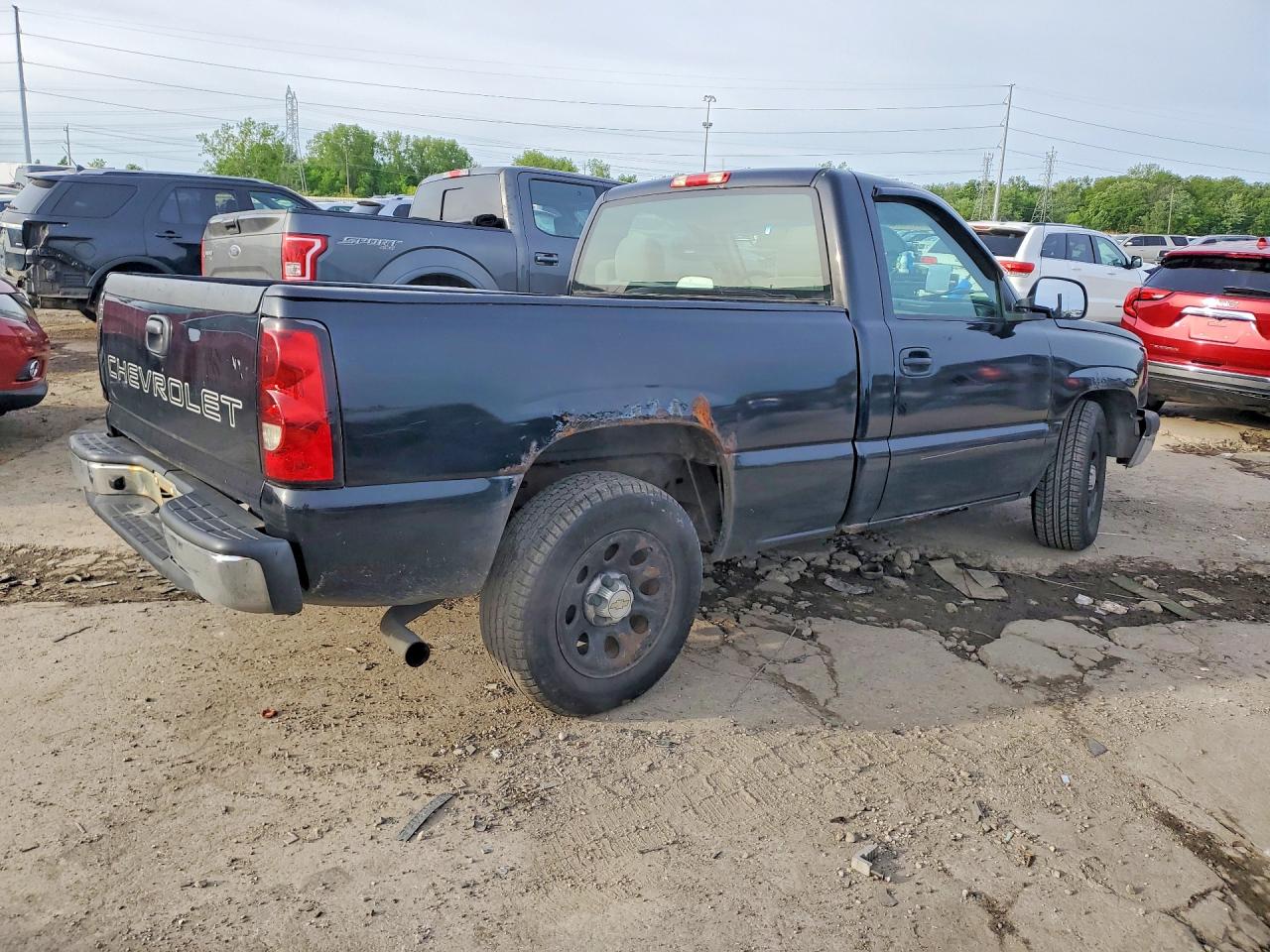 2007 Chevrolet Silverado C1500 Classic Черный vin: 3GCEC14X87G224584