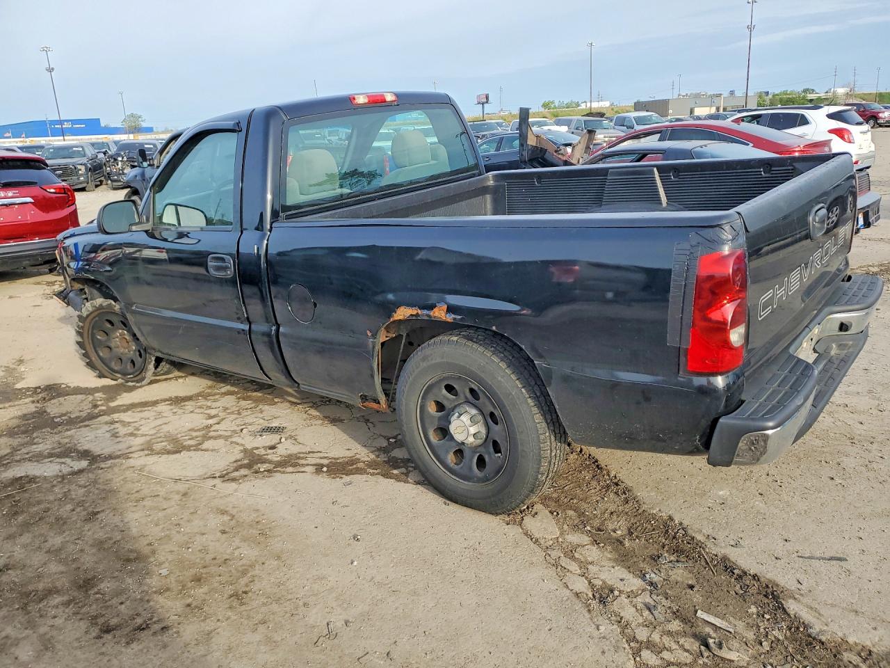 2007 Chevrolet Silverado C1500 Classic Черный vin: 3GCEC14X87G224584