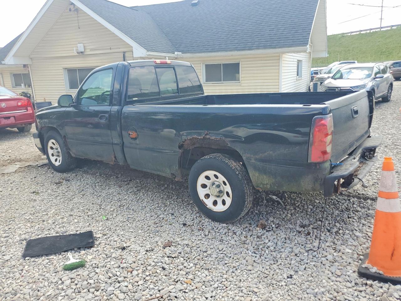 2006 Chevrolet Silverado C1500 Black vin: 3GCEC14X96G141714