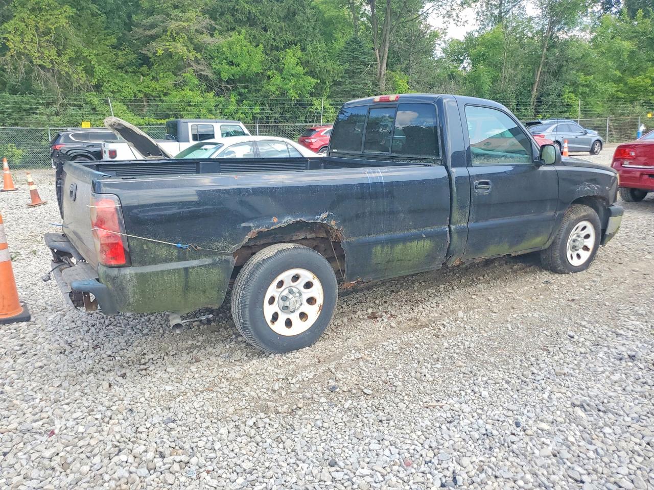2006 Chevrolet Silverado C1500 Black vin: 3GCEC14X96G141714