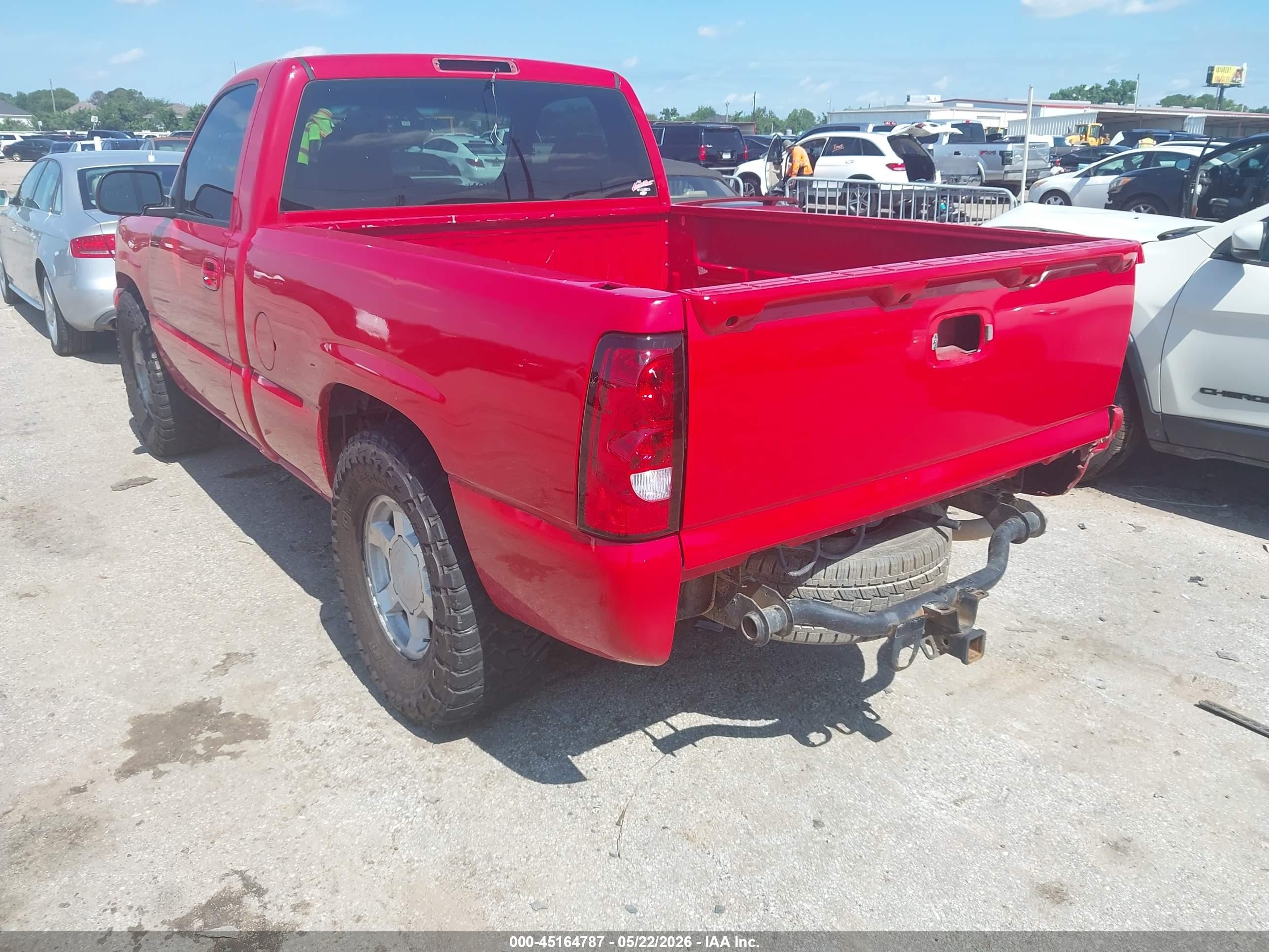 2006 Chevrolet Silverado 1500 Work Truck Red vin: 3GCEC14X96G237679