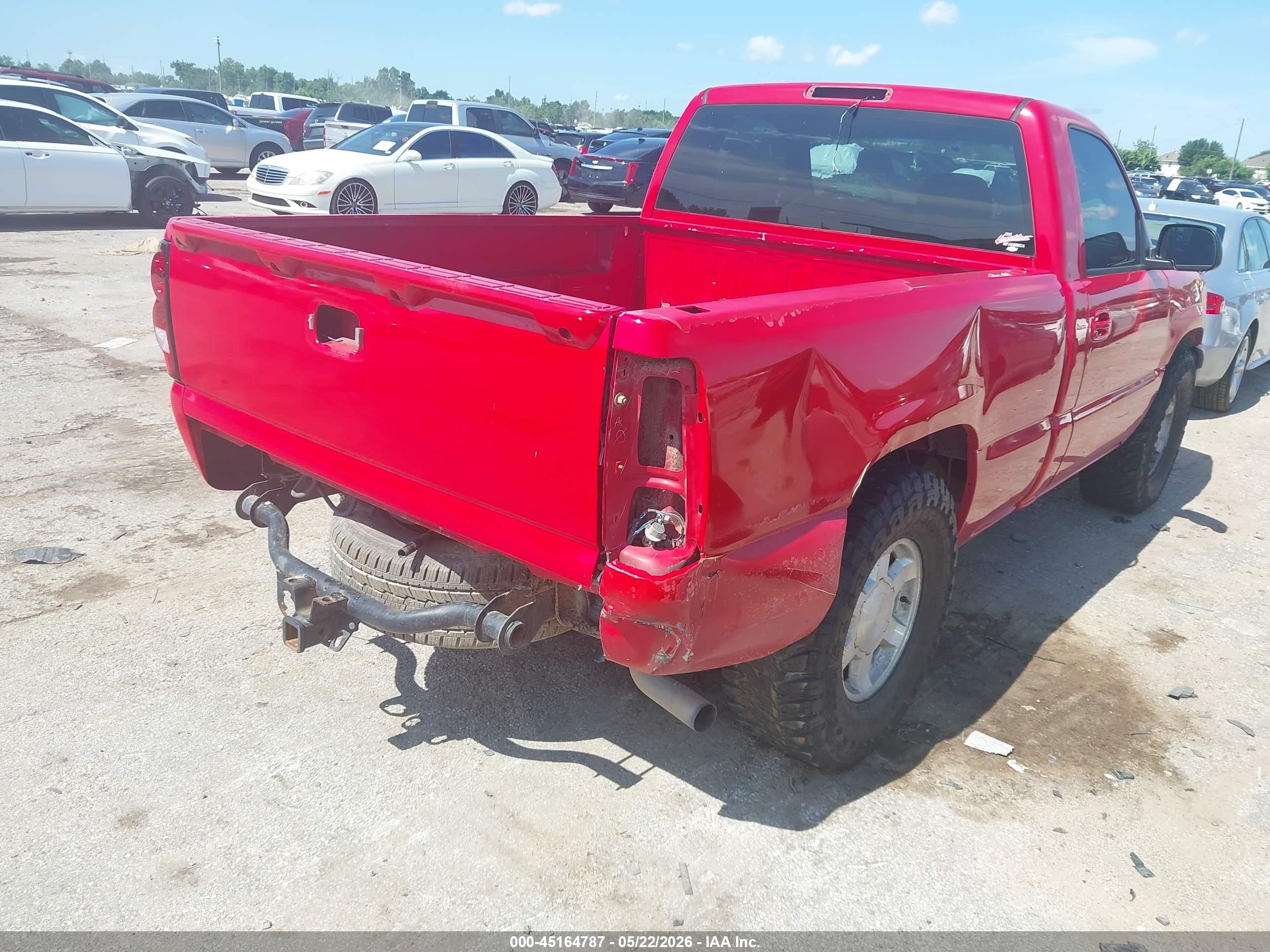 2006 Chevrolet Silverado 1500 Work Truck Red vin: 3GCEC14X96G237679
