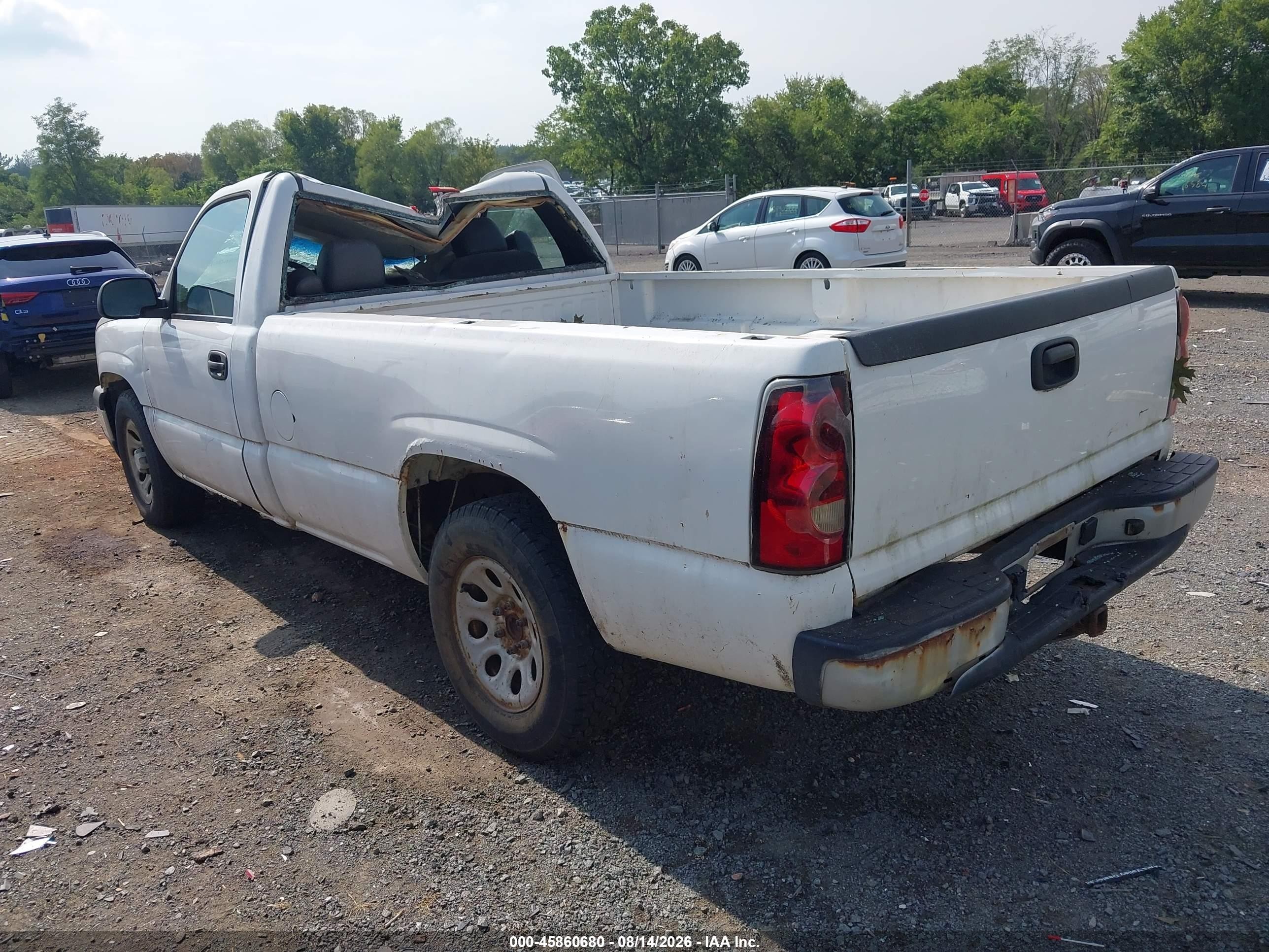2006 Chevrolet Silverado 1500 Work Truck Белый vin: 3GCEC14XX6G258671