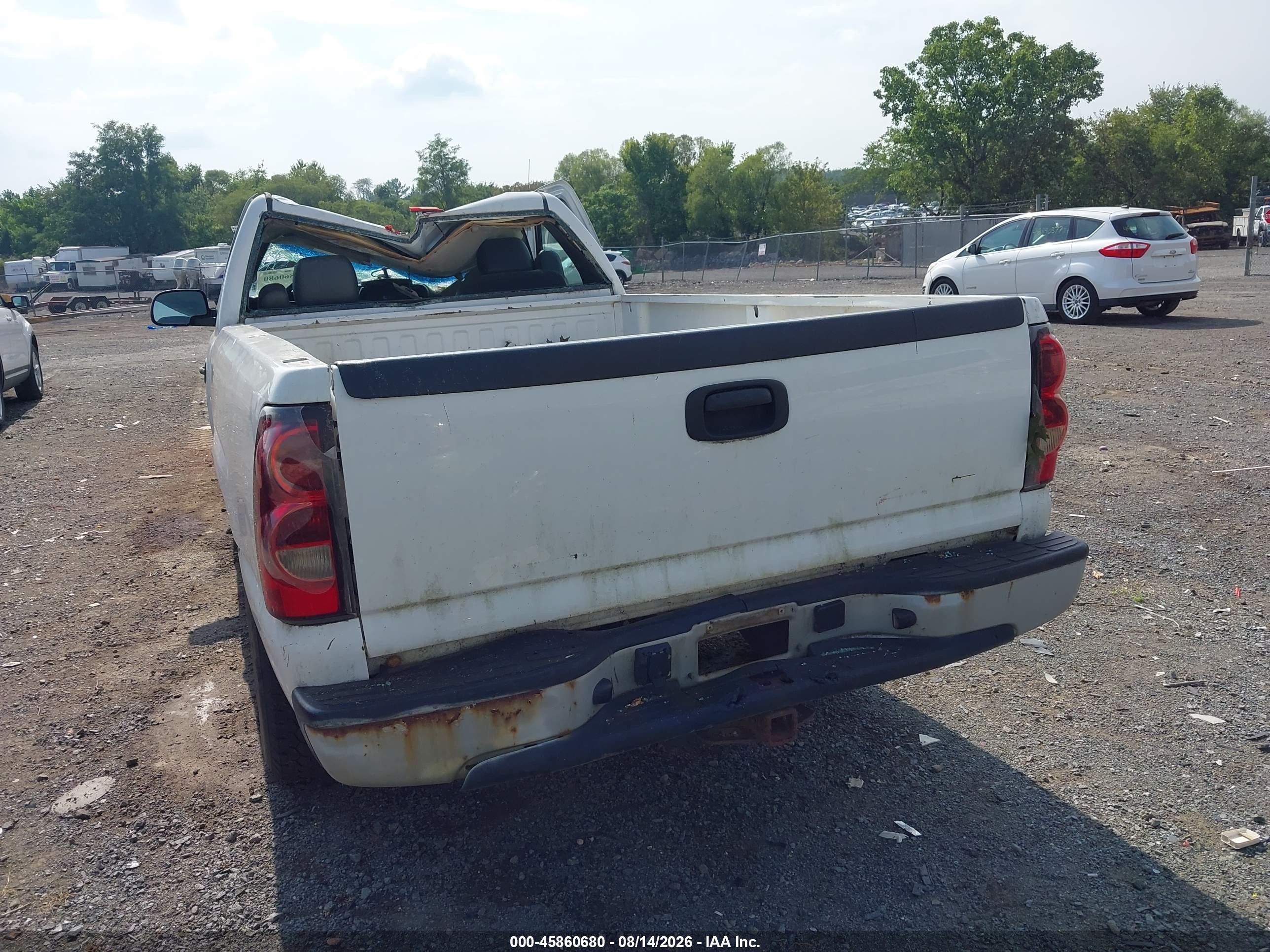 2006 Chevrolet Silverado 1500 Work Truck Белый vin: 3GCEC14XX6G258671