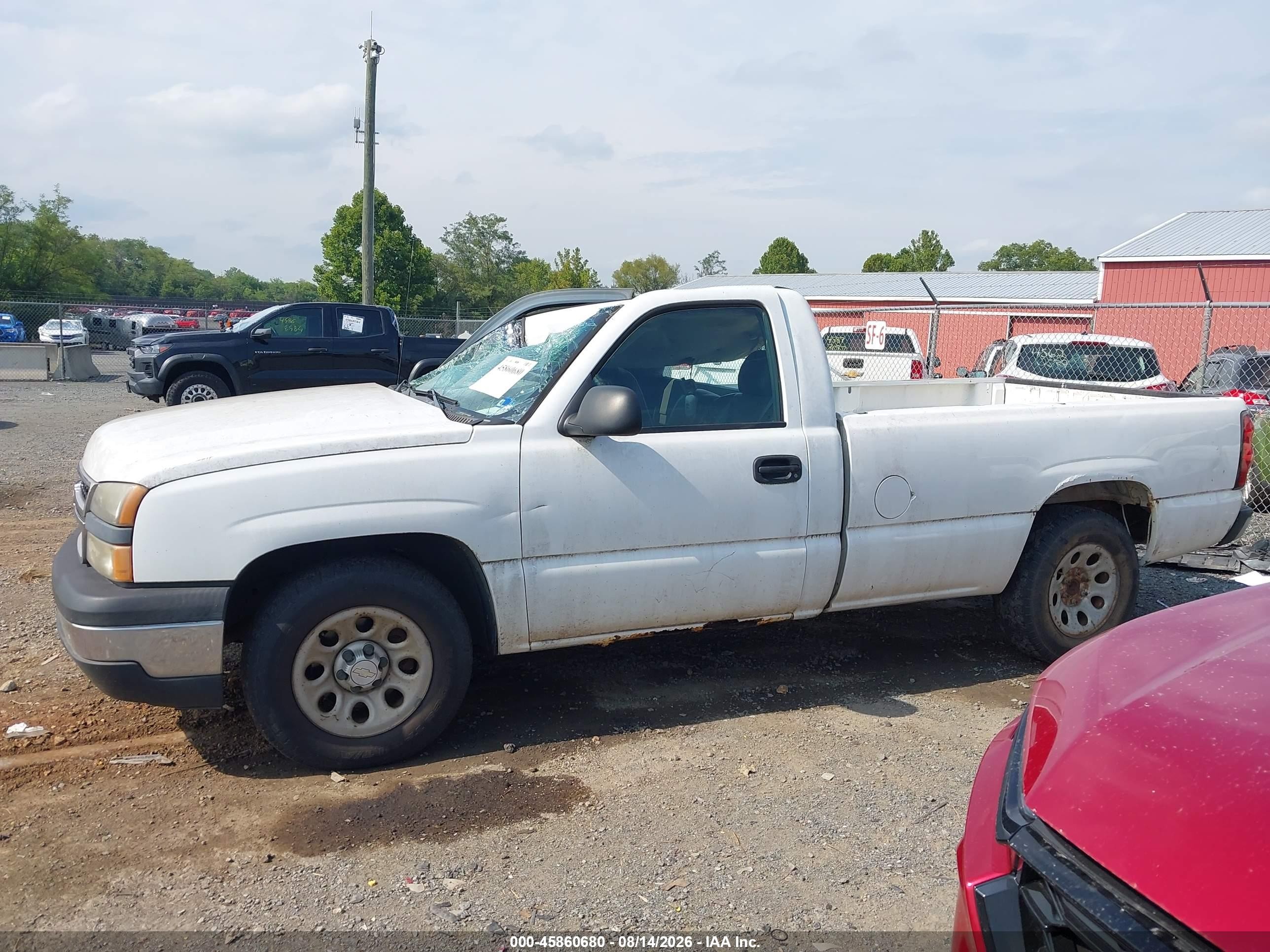 2006 Chevrolet Silverado 1500 Work Truck Белый vin: 3GCEC14XX6G258671