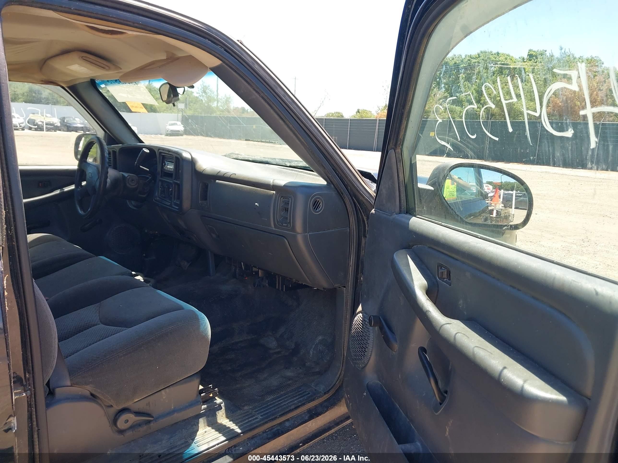 2006 Chevrolet Silverado 1500 Work Truck Black vin: 3GCEC14XX6G259321